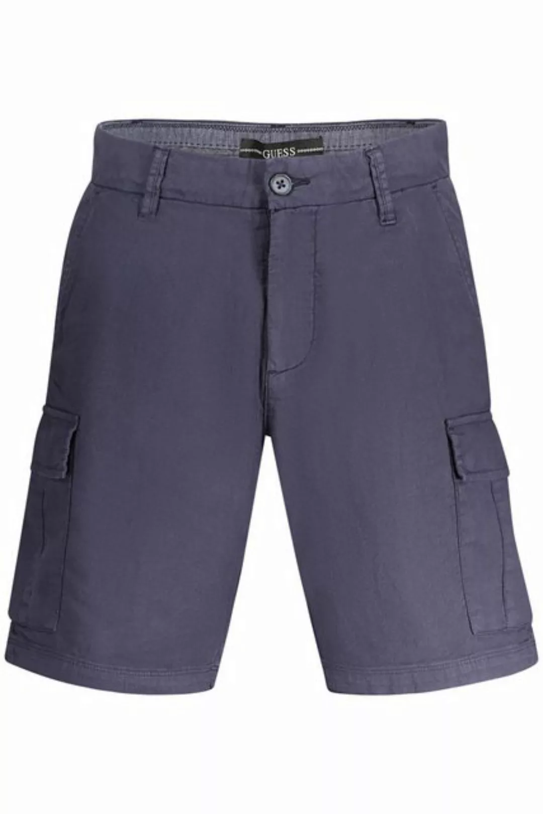 GUESS JEANS 5-Pocket-Hose Herren Bermuda-Shorts Blau mit Taschen und Reißve günstig online kaufen