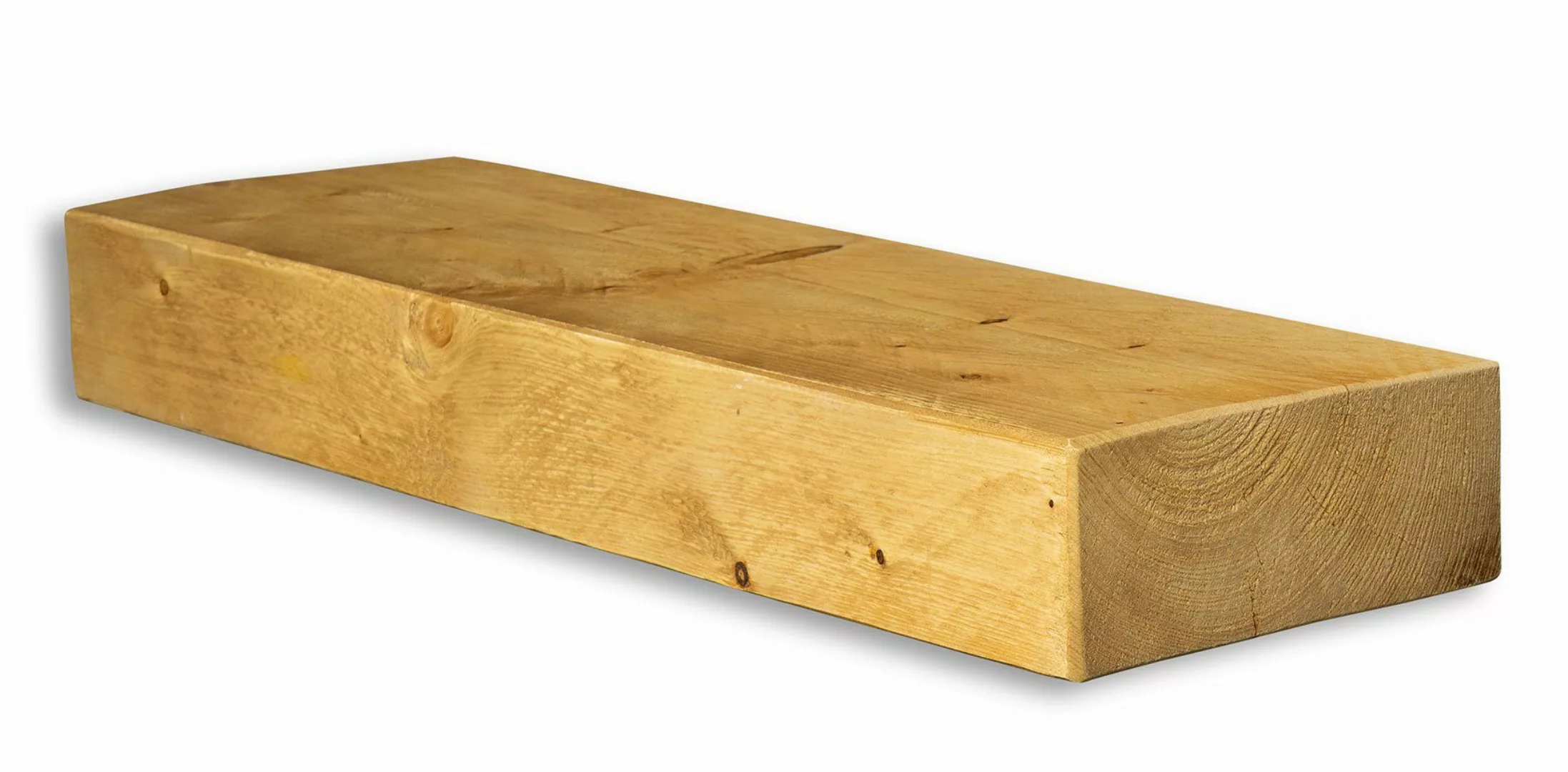 Levandeo® Wandregal, levandeo Wandregal Holz Massiv günstig online kaufen