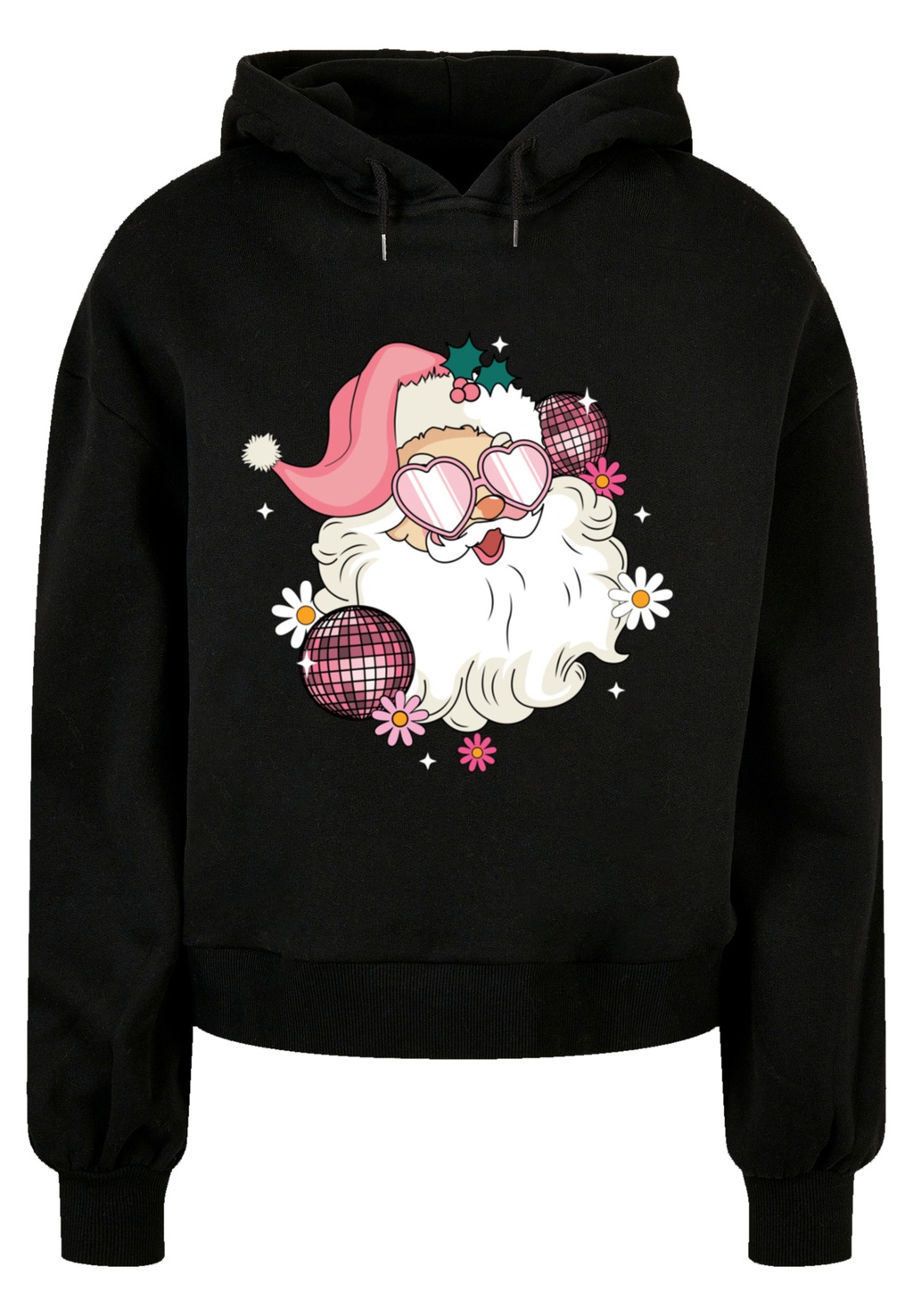 F4NT4STIC Kapuzenpullover "Pink Retro Disco Santa Weihnachten Bling", Premi günstig online kaufen