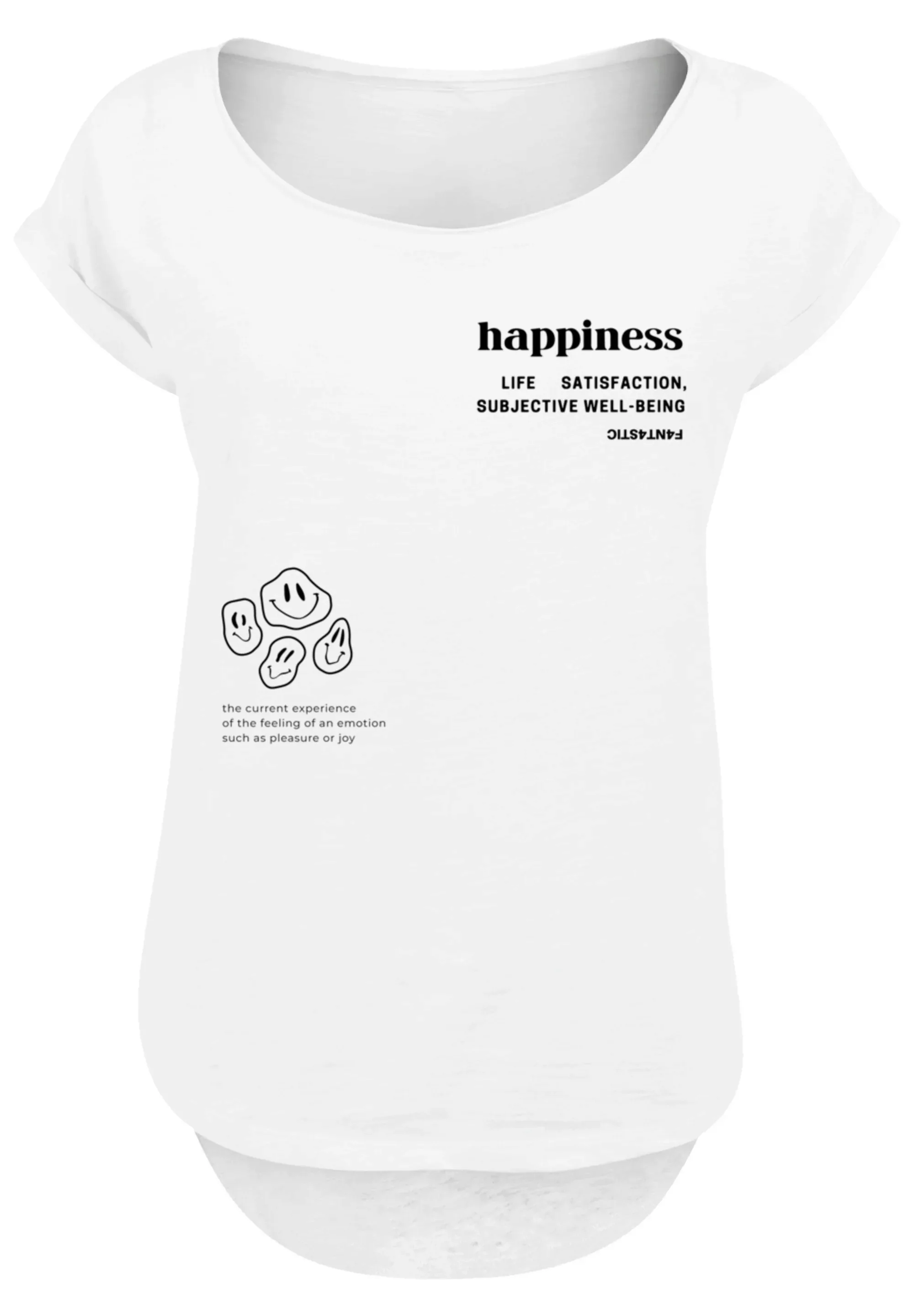 F4NT4STIC T-Shirt "PLUS SIZE happiness", Print günstig online kaufen