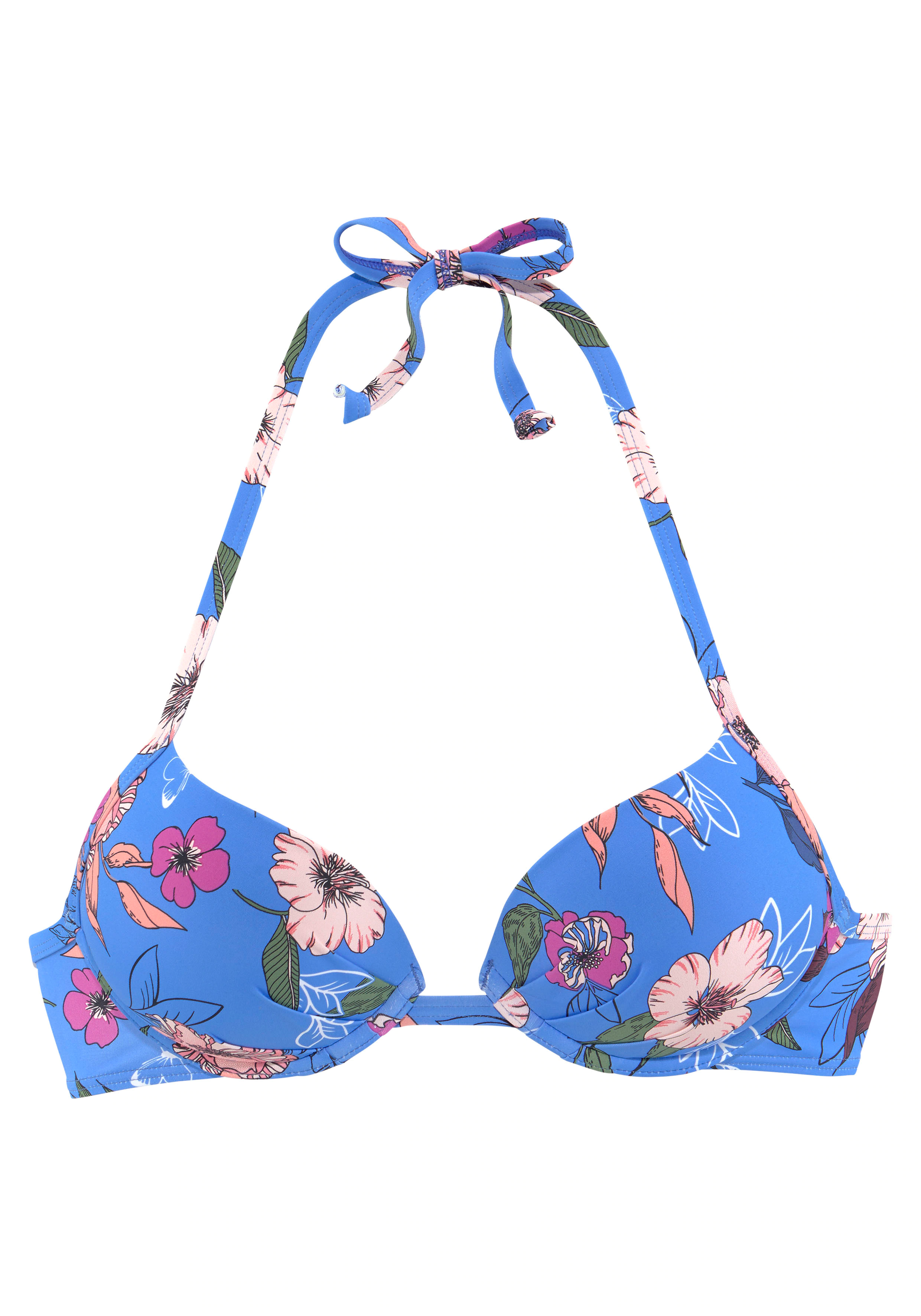 s.Oliver Push-Up-Bikini-Top "Maya", mit floralem Design günstig online kaufen
