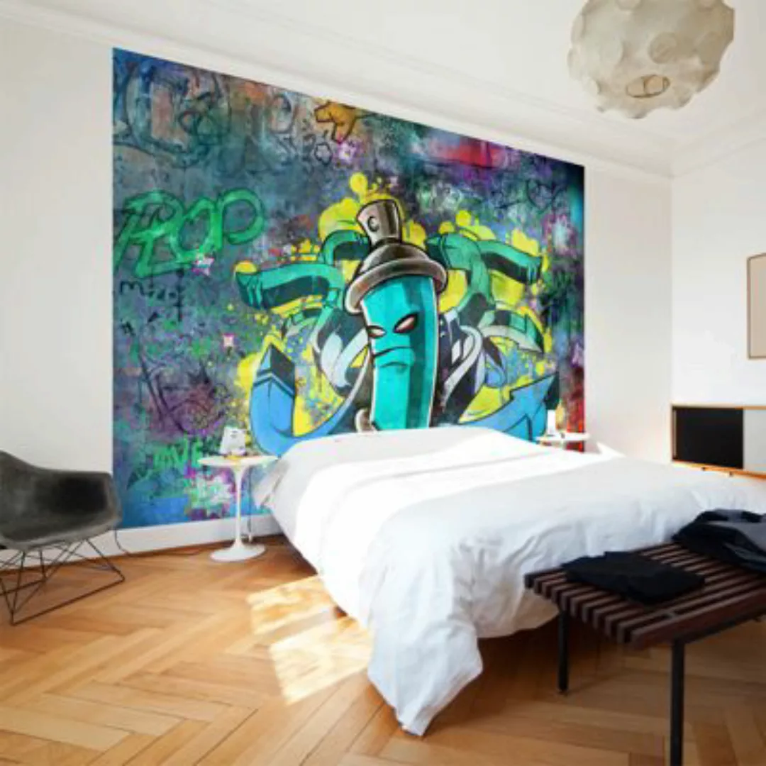 artgeist Fototapete Graffiti maker mehrfarbig Gr. 250 x 175 günstig online kaufen