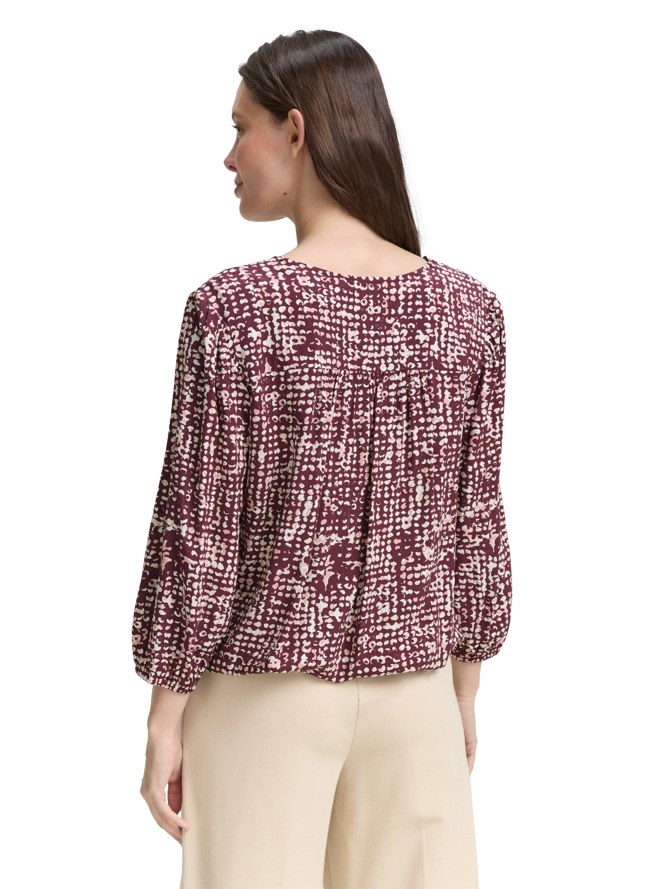 TOM TAILOR Shirtbluse, mit All-Over Print günstig online kaufen