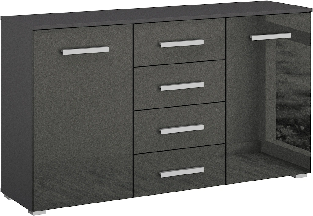 rauch Schubkastenkommode "Sideboard Kommode Kombikommode KOLUNA mit Hochgla günstig online kaufen