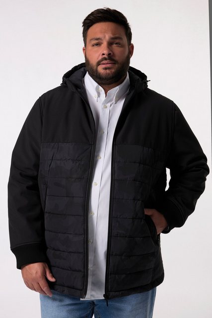 Men Plus Softshelljacke Men+ Steppjacke Kapuze Zipptaschen bis 8 XL günstig online kaufen