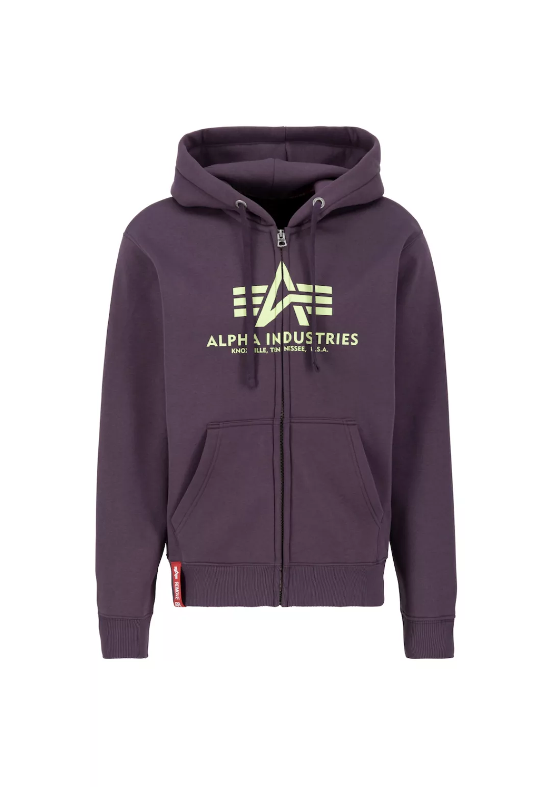 Alpha Industries Hoodie "Basic Zip Hoodie BL Kapuzensweatshirt" günstig online kaufen