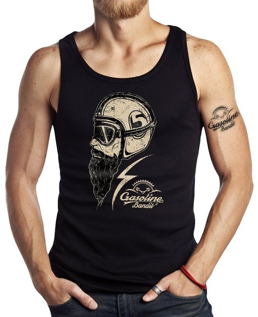 GASOLINE BANDIT® Tanktop für Hot-Rod Biker Racer Motorrad Fans: Gentleman R günstig online kaufen