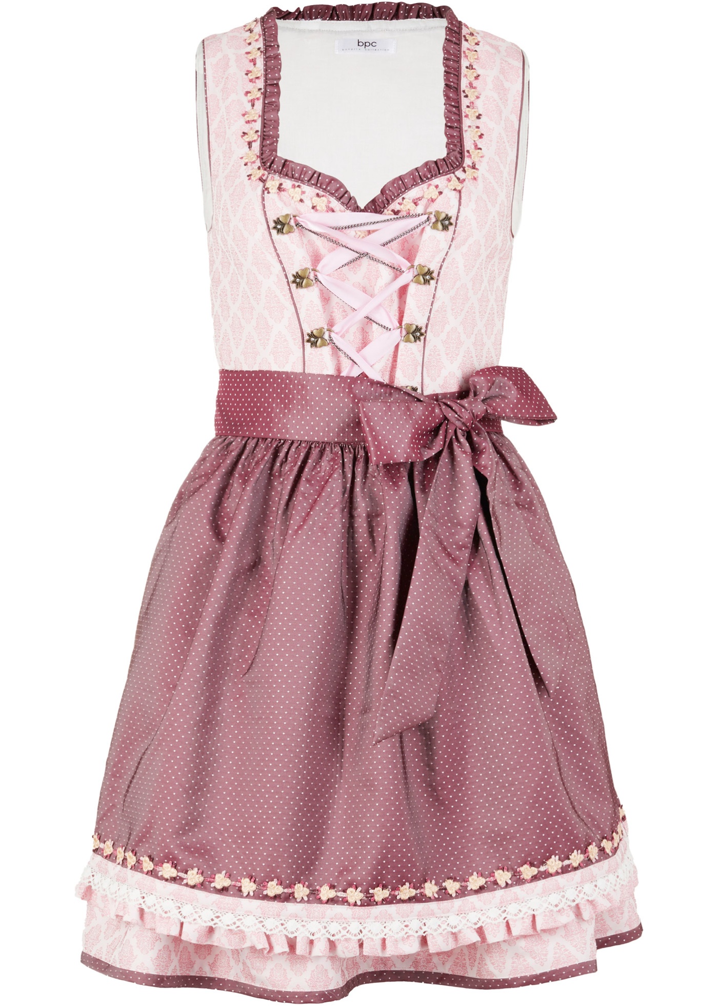 Dirndl mit Schürze, kniefrei (2-tlg. Set) günstig online kaufen