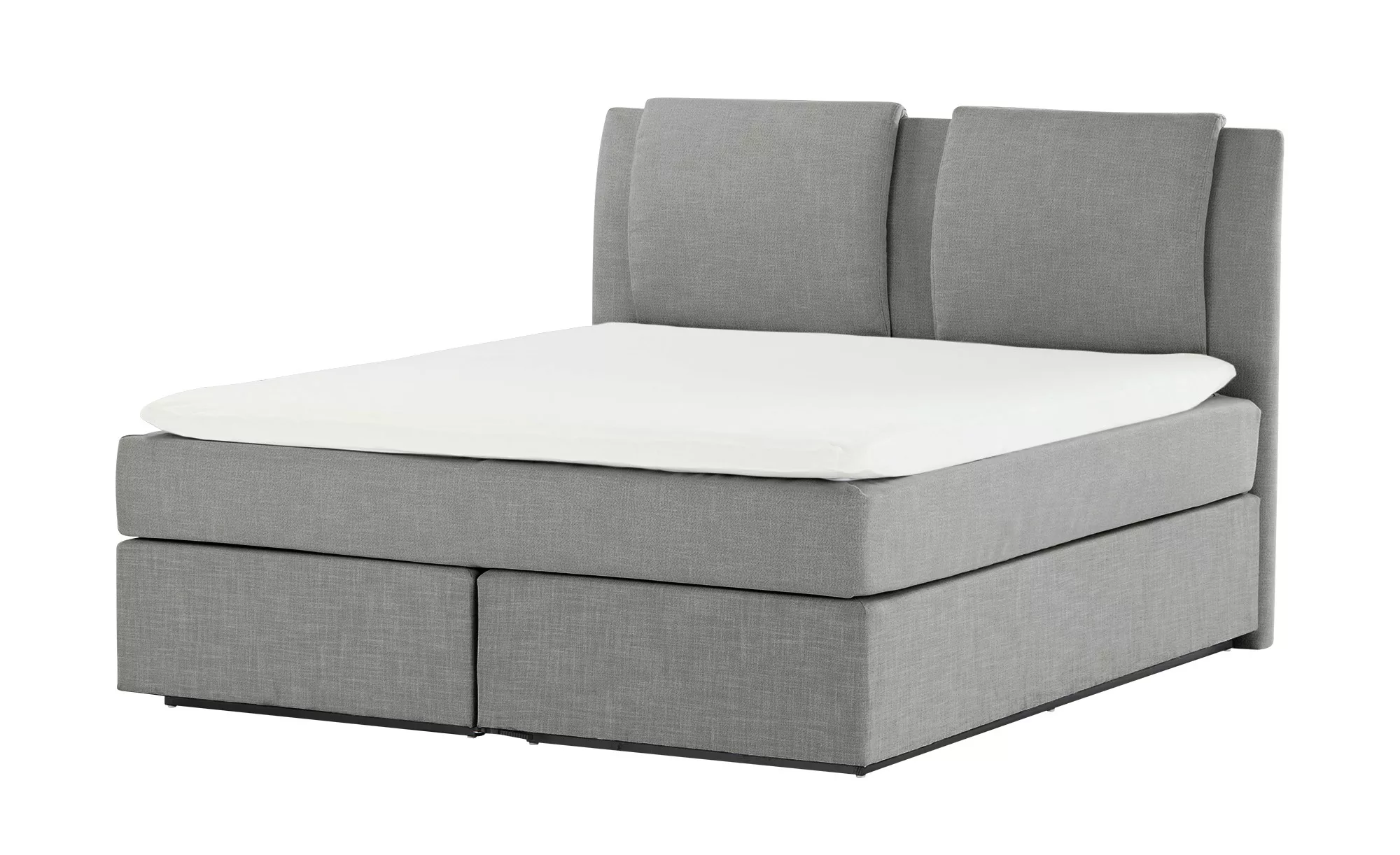 Wohnwert Boxspringbett  Dormian Saman ¦ grau ¦ Maße (cm): B: 160 H: 127 Bet günstig online kaufen