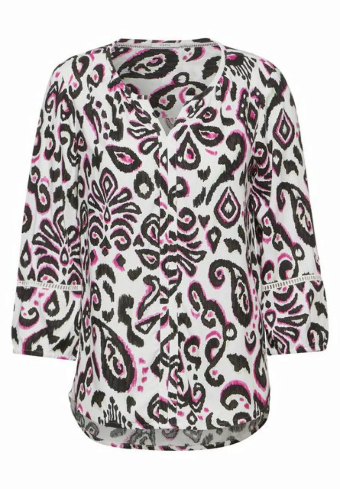 Cecil Klassische Bluse mit All-Over Print günstig online kaufen