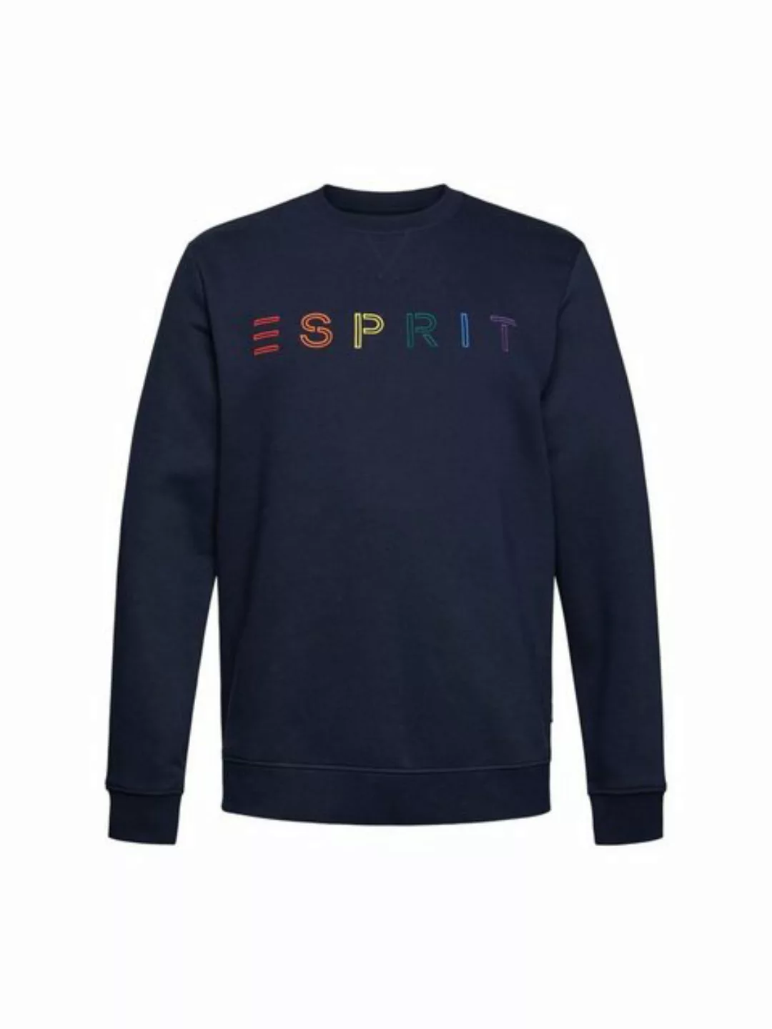 Esprit Sweatshirt Recycelt: Sweatshirt mit Logostickerei (1-tlg) günstig online kaufen