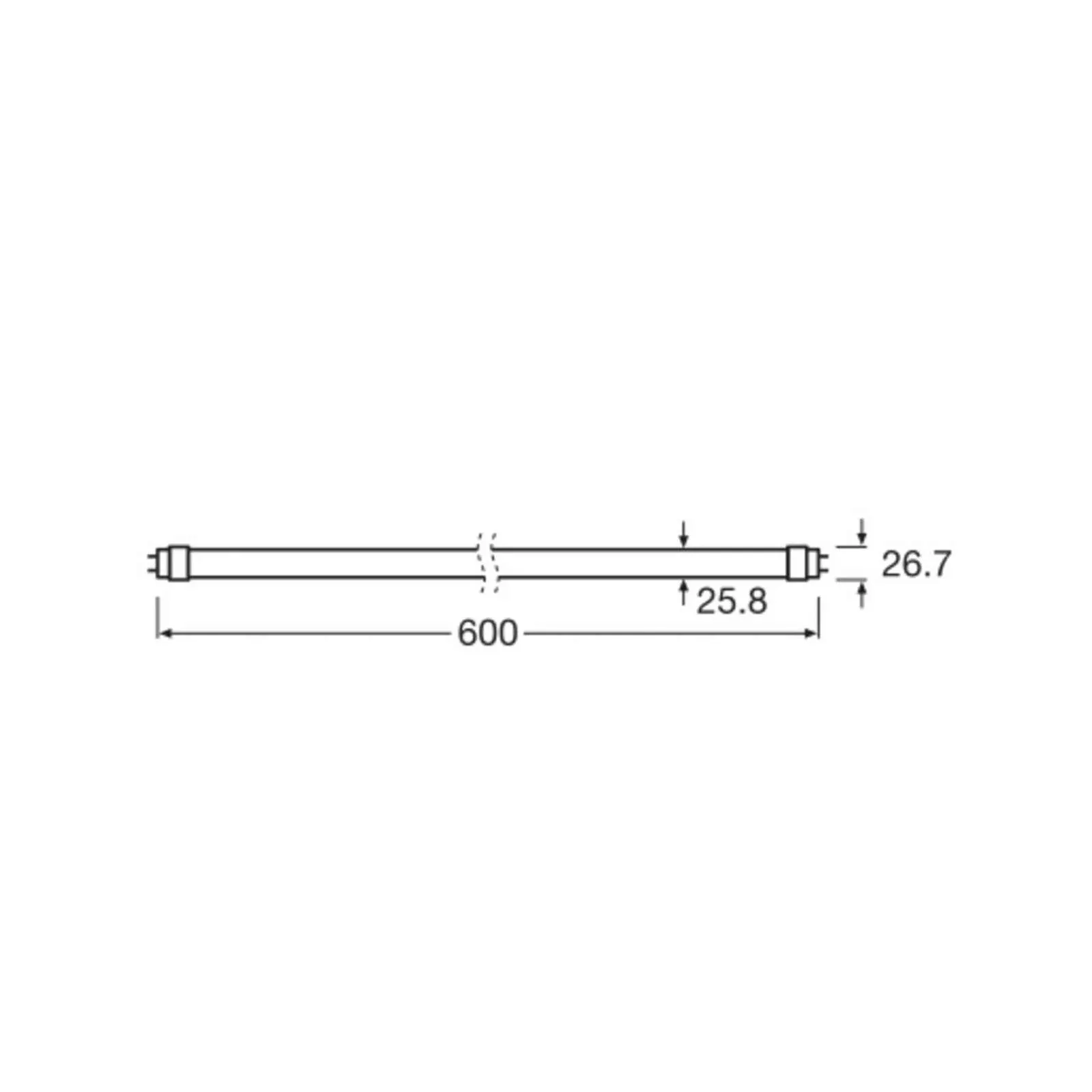 OSRAM LED-Leuchtmittel T8 6,6W Röhre Bio-Lumilux 965 60cm günstig online kaufen