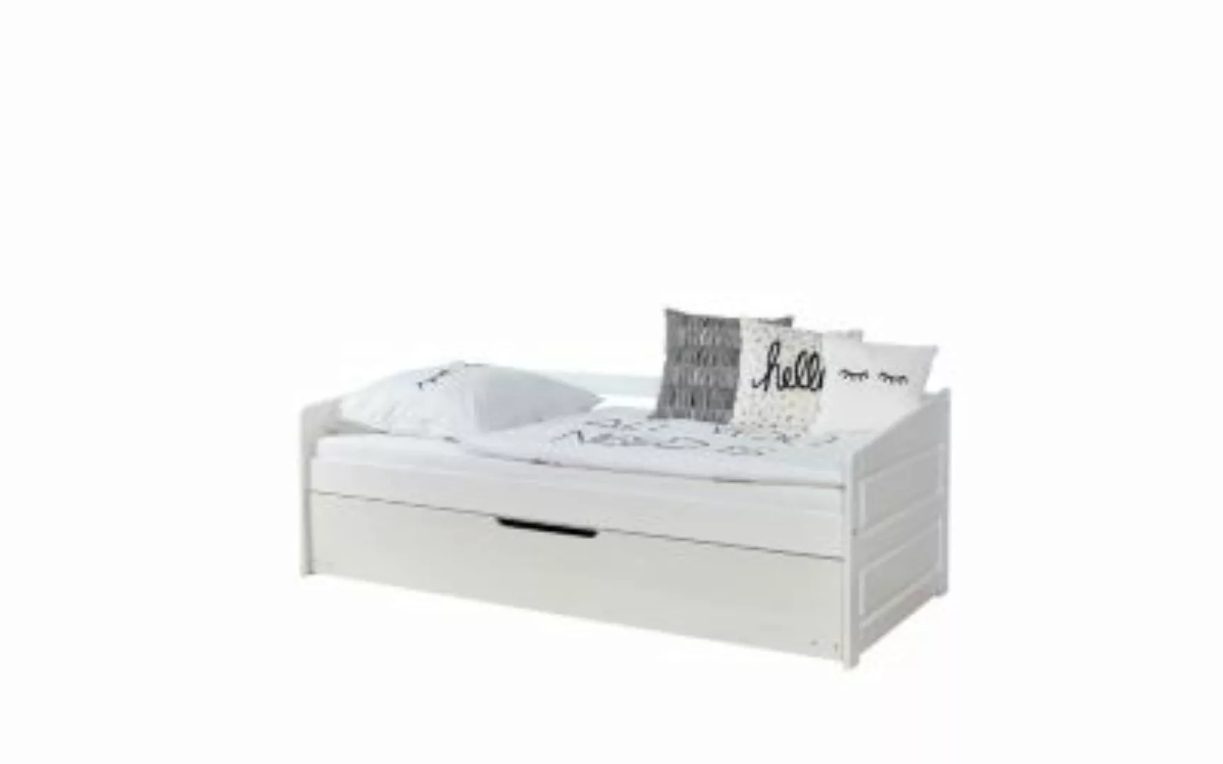 TICAA Sofabett Micki 90x200 Buche Weiß weiß Gr. 90 x 200 günstig online kaufen