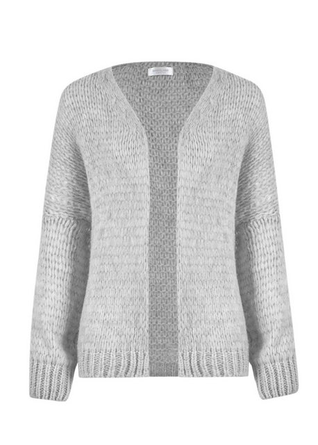 SASSYCLASSY Cardigan Oversize Strickjacke Damen aus weichem Grobstrick Läss günstig online kaufen