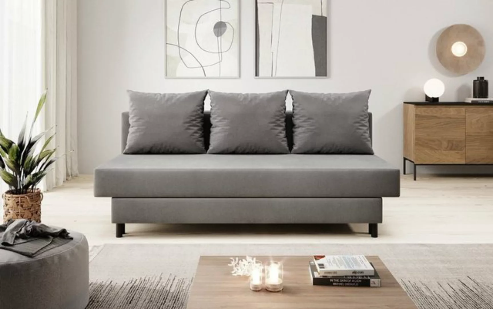 Luxusbetten24 Schlafsofa Designer Sofa Lino, mit Schlaffunktion günstig online kaufen