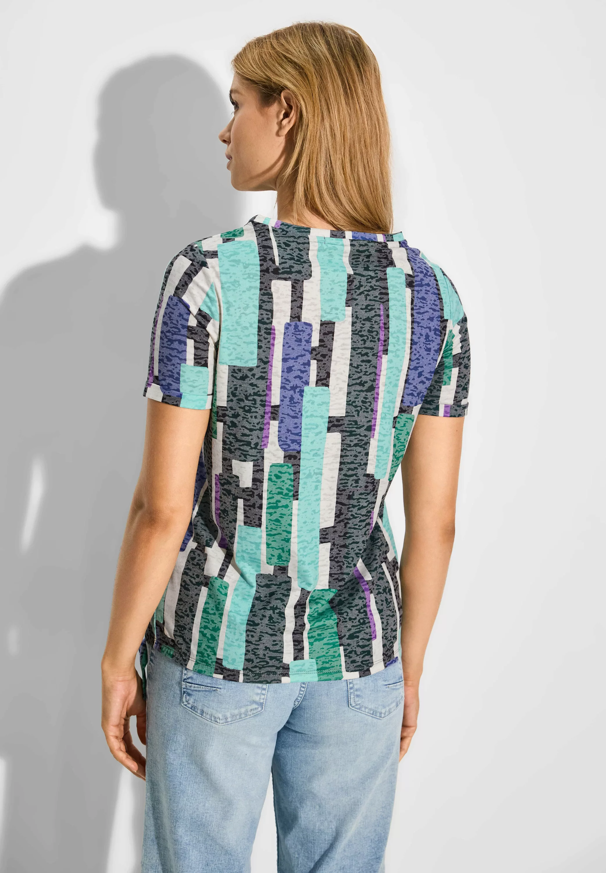 Cecil Print-Shirt mit All-Over Print günstig online kaufen