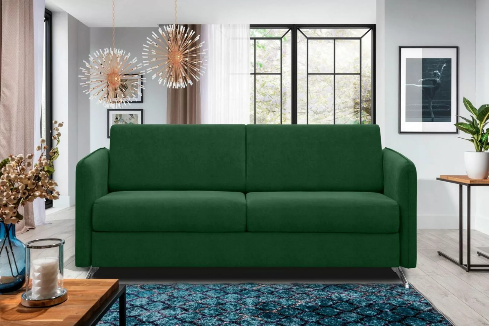 Stylefy 3-Sitzer Sherlock, Sofa, 2-Sitzer, mit Bettfunktion, frei im Raum s günstig online kaufen