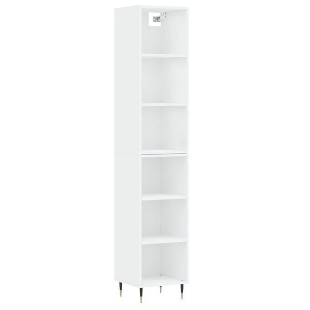 vidaXL Kleiderschrank Highboard Weiß 34,5x32,5x180 cm Holzwerkstoff günstig online kaufen