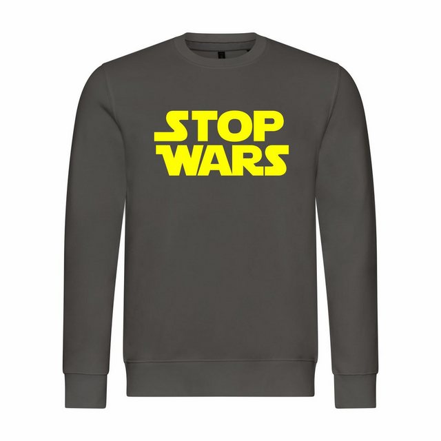 deinshirt Rundhalspullover Herren Pullover Stop Wars Mit Print Motiv, Grafi günstig online kaufen