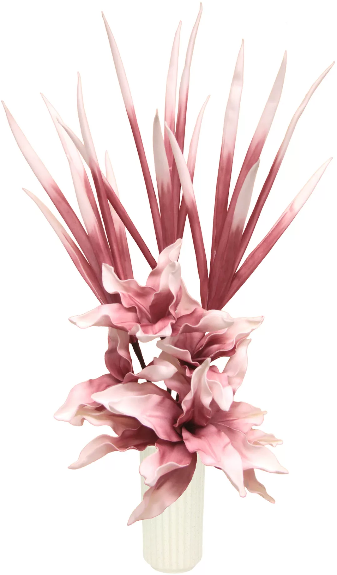 I.GE.A. Kunstblume »Soft-Blumenarrangement«, Keramikvase günstig online kaufen