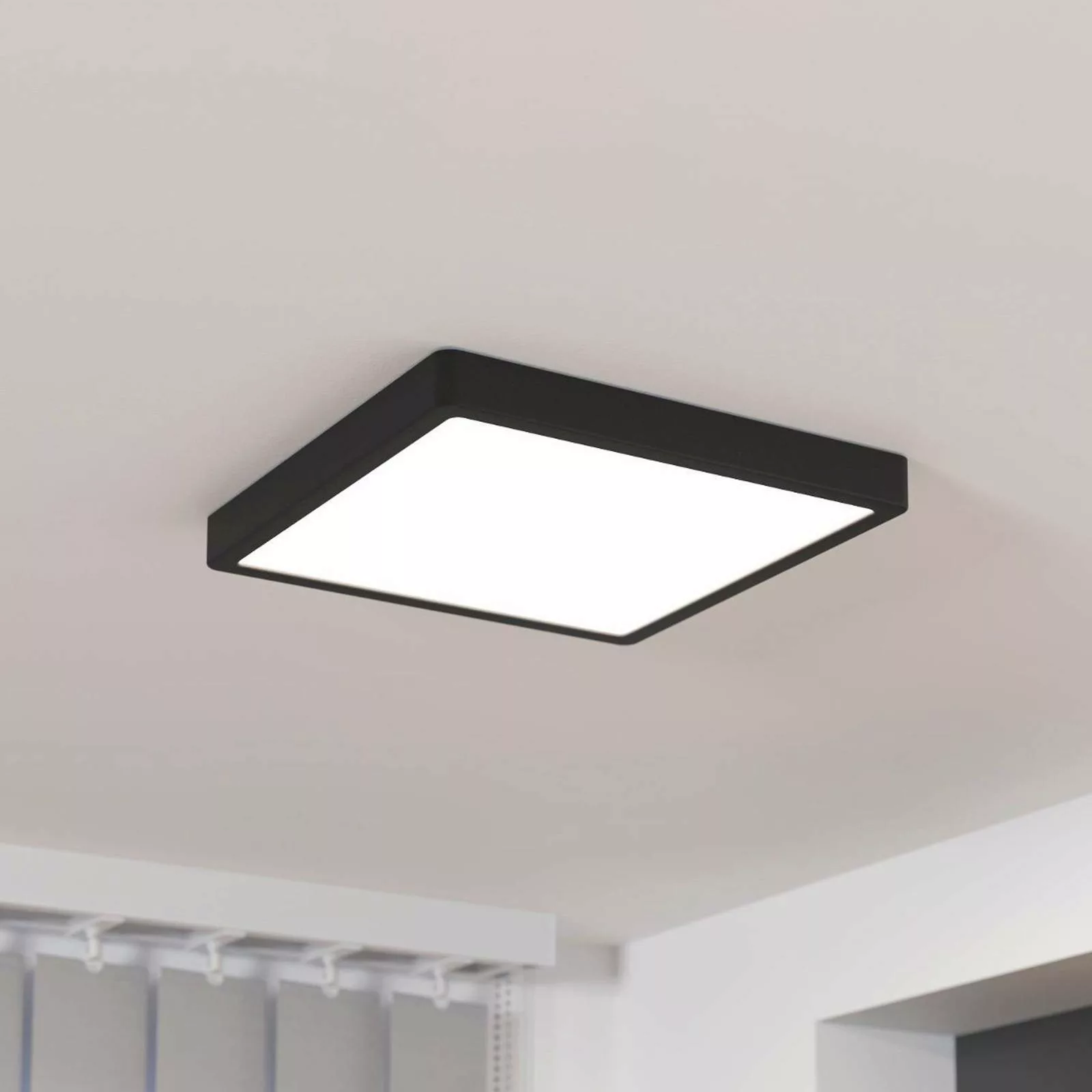 LED-Anbaupanel Fueva5 IP20 830 schwarz 28,5x28,5cm günstig online kaufen