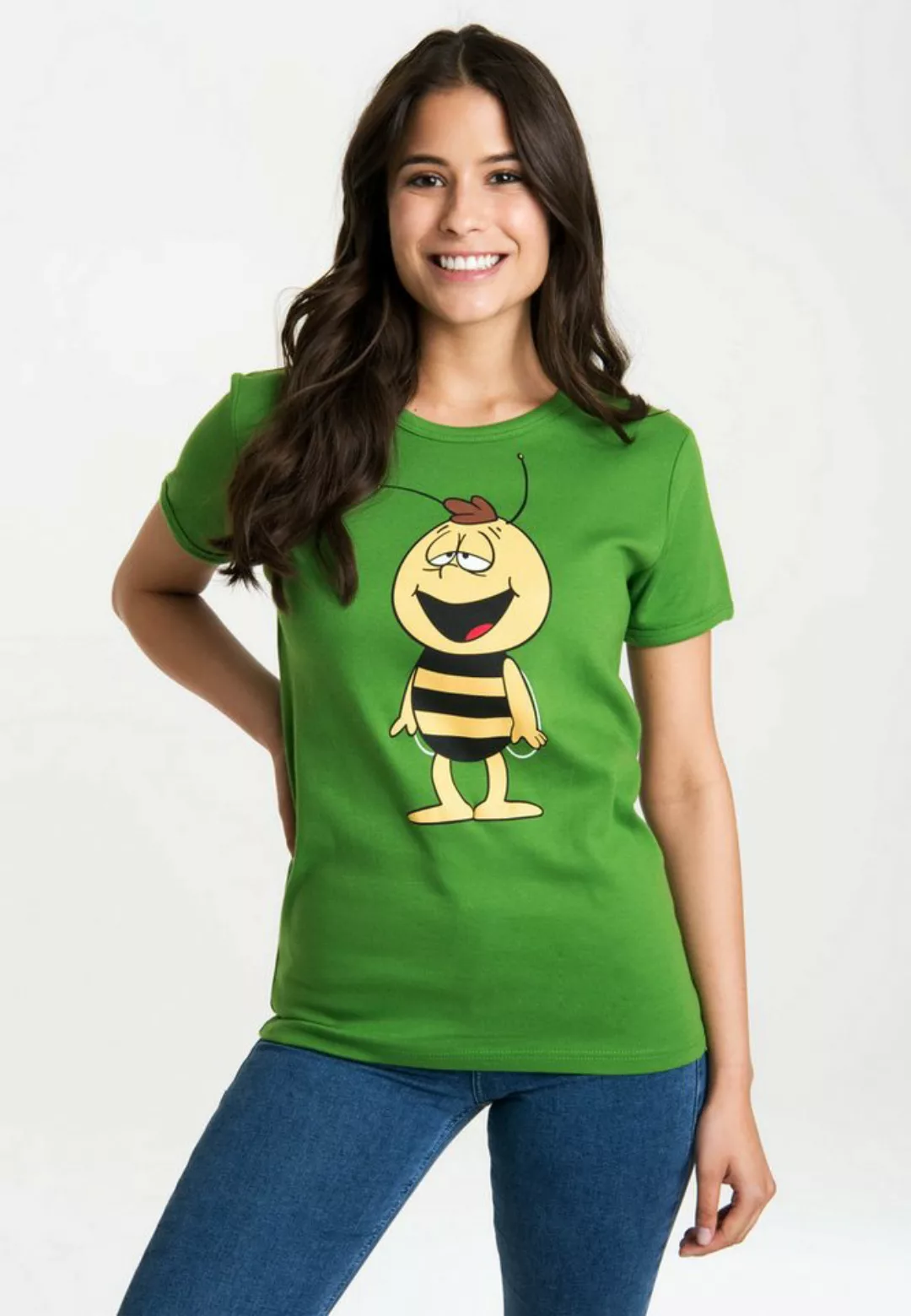 LOGOSHIRT T-Shirt Biene Maja – Willi mit lizenzierten Originaldesign günstig online kaufen
