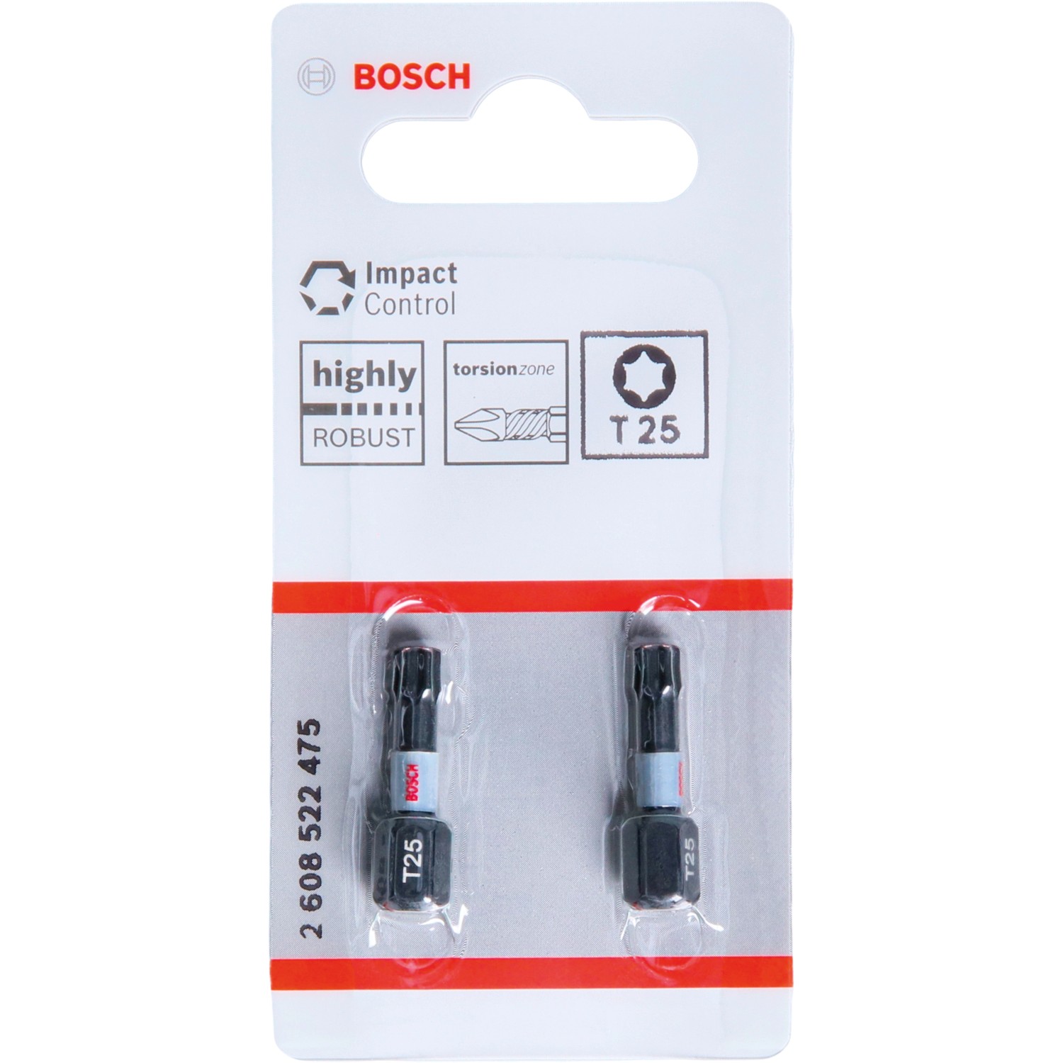 Bosch T25-Schrauberbits Impact Control 2-teilig günstig online kaufen