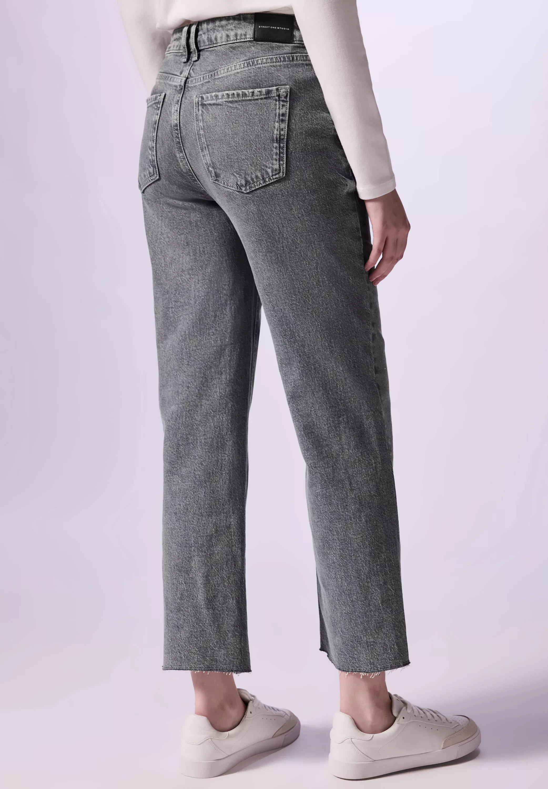 STREET ONE STUDIO Straight-Jeans, Middle Waist günstig online kaufen