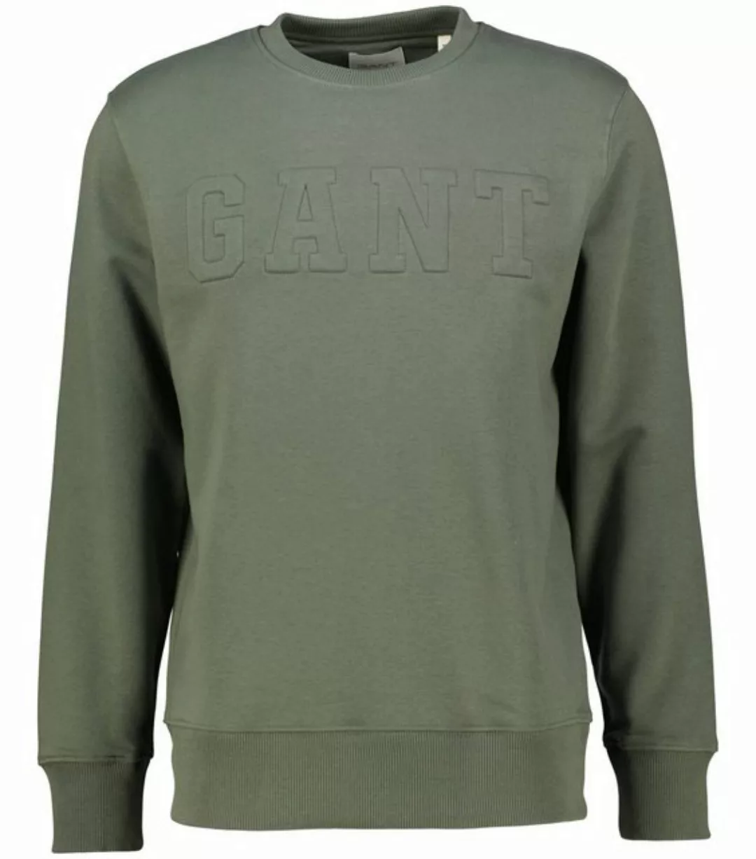 Gant Sweatshirt Herren Sweatshirt EMBOSSED LOGO Regular Fit (1-tlg) günstig online kaufen