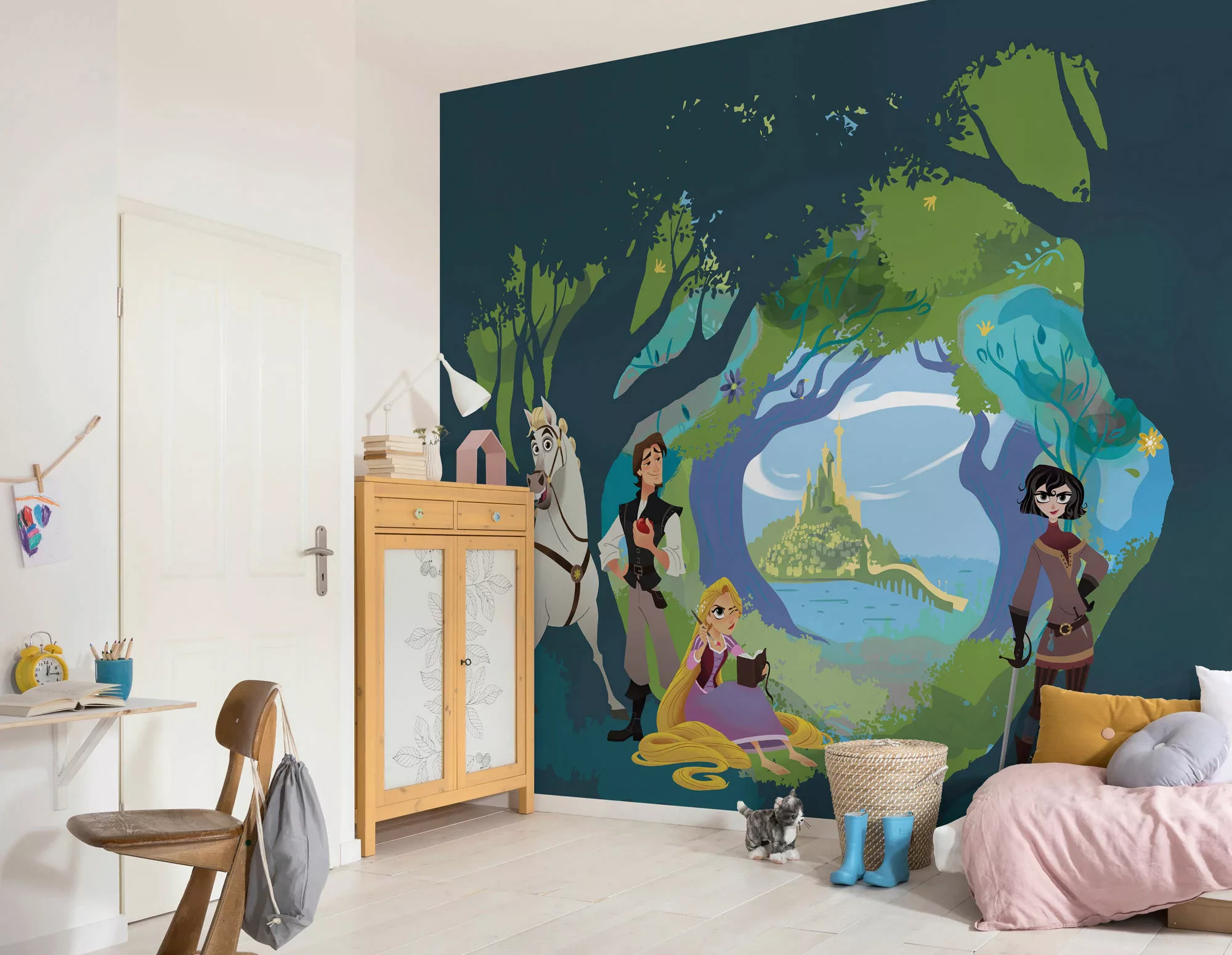 Disney Fototapete Verheddert Blau und Grün 350 x 280 cm 612106 günstig online kaufen