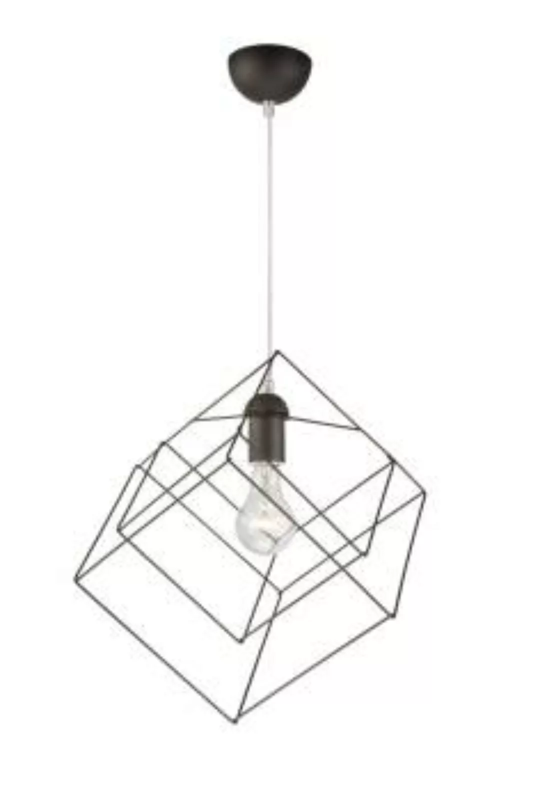 Eckige Hängeleuchte AGATRIA Anthrazit Design Lampe günstig online kaufen
