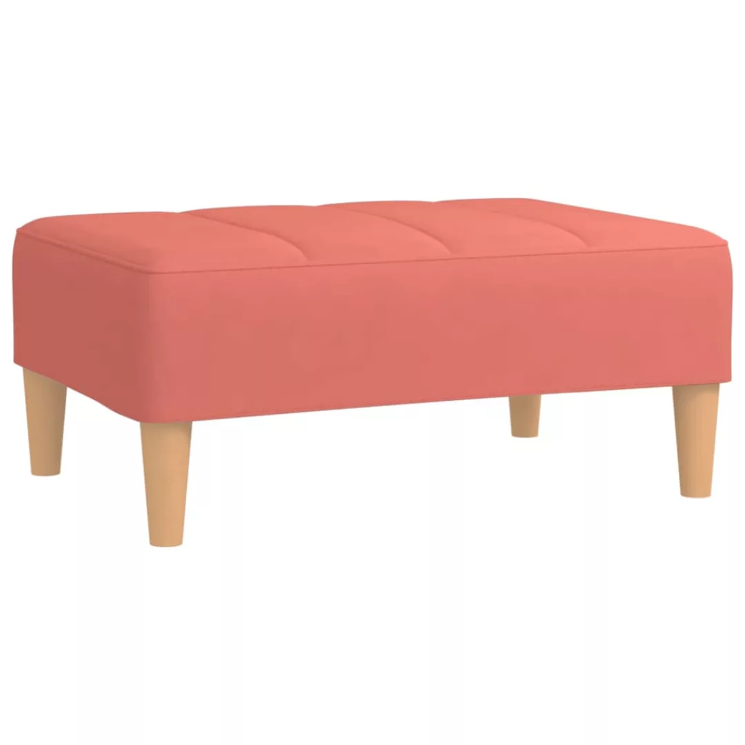 Fußhocker Rosa 78x56x32 Cm Samt günstig online kaufen