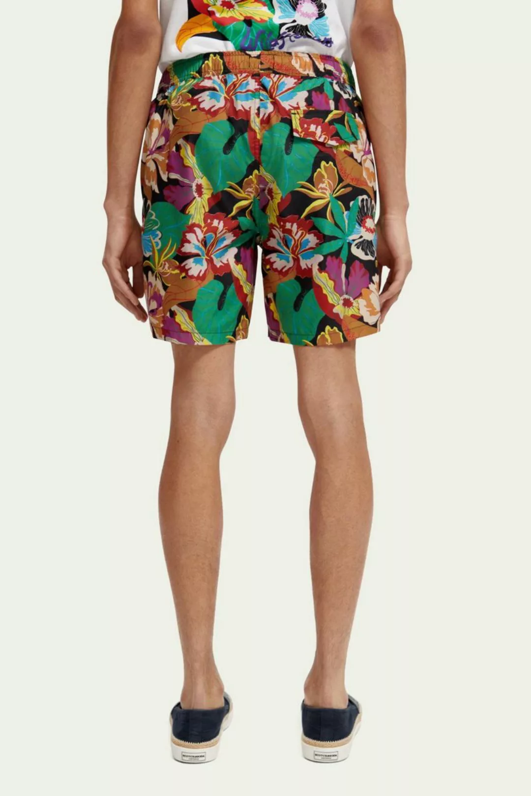 Scotch & Soda Badehose Print Mehrfarbig - Größe L günstig online kaufen