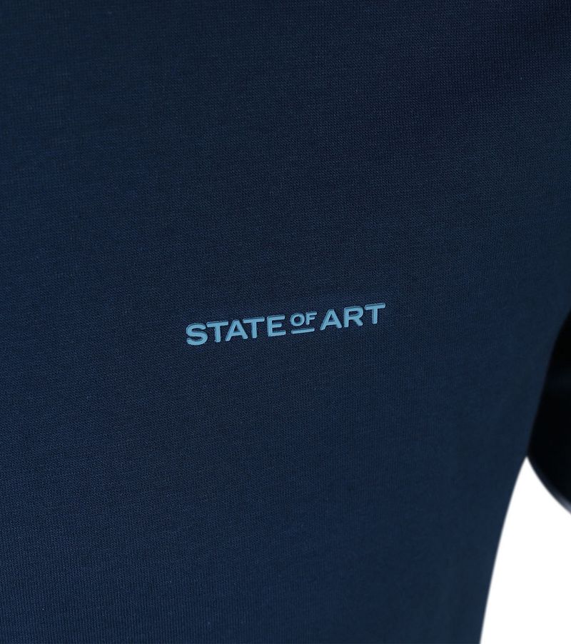 State of Art Poloshirt Jersey Navy - Größe XXL günstig online kaufen