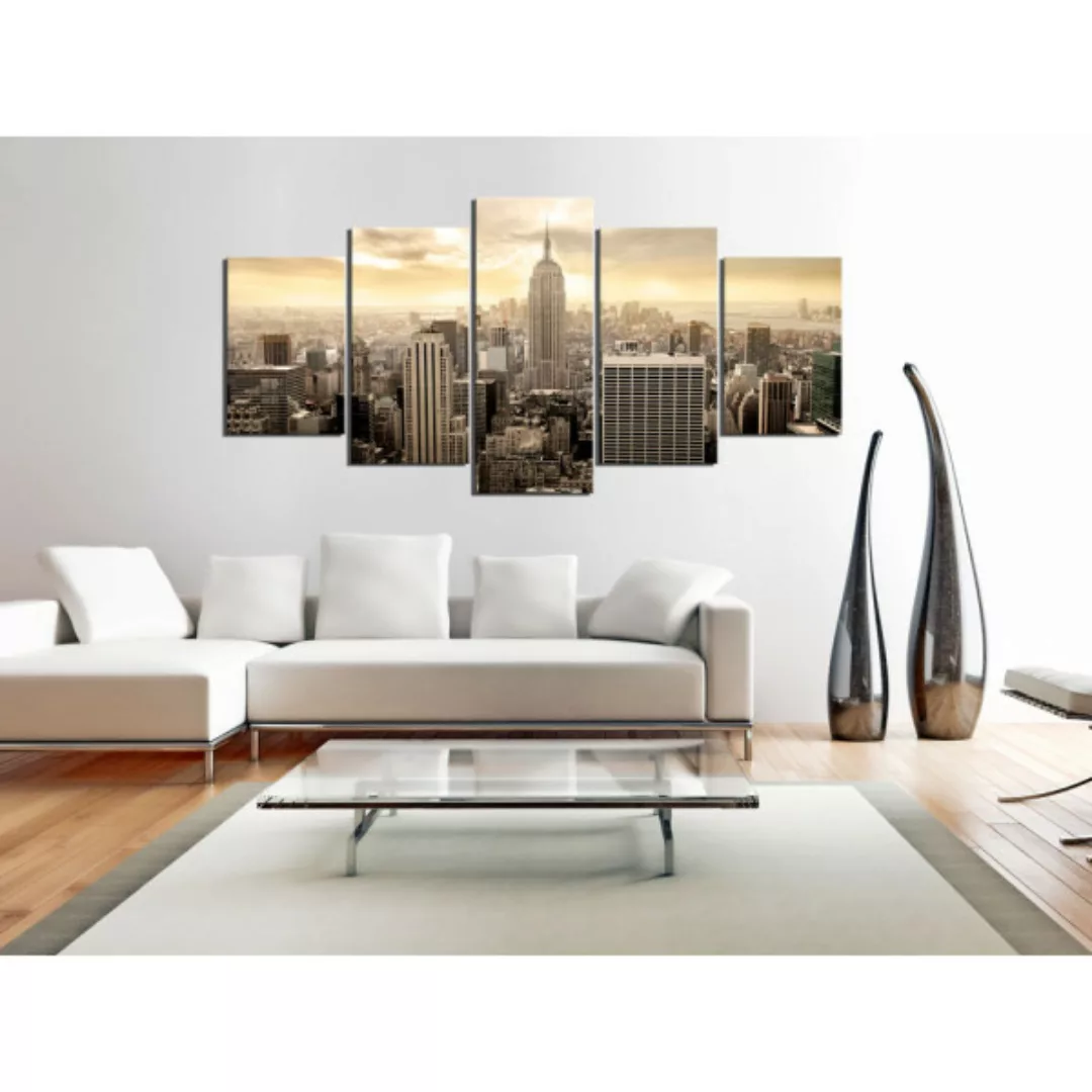 Wandbild Sonnenaufgang in New York XXL günstig online kaufen