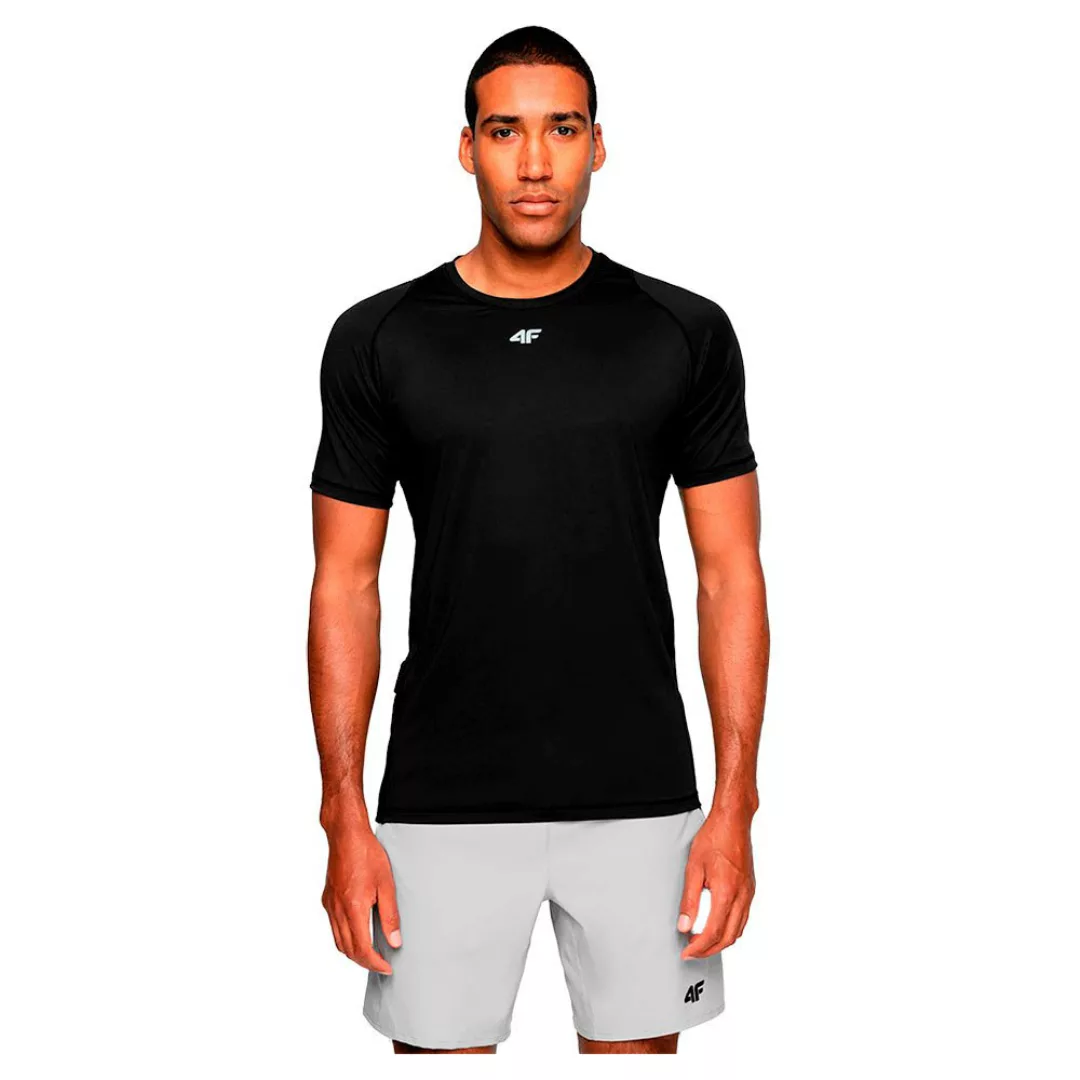 4f Kurzärmeliges T-shirt XL Deep Black günstig online kaufen