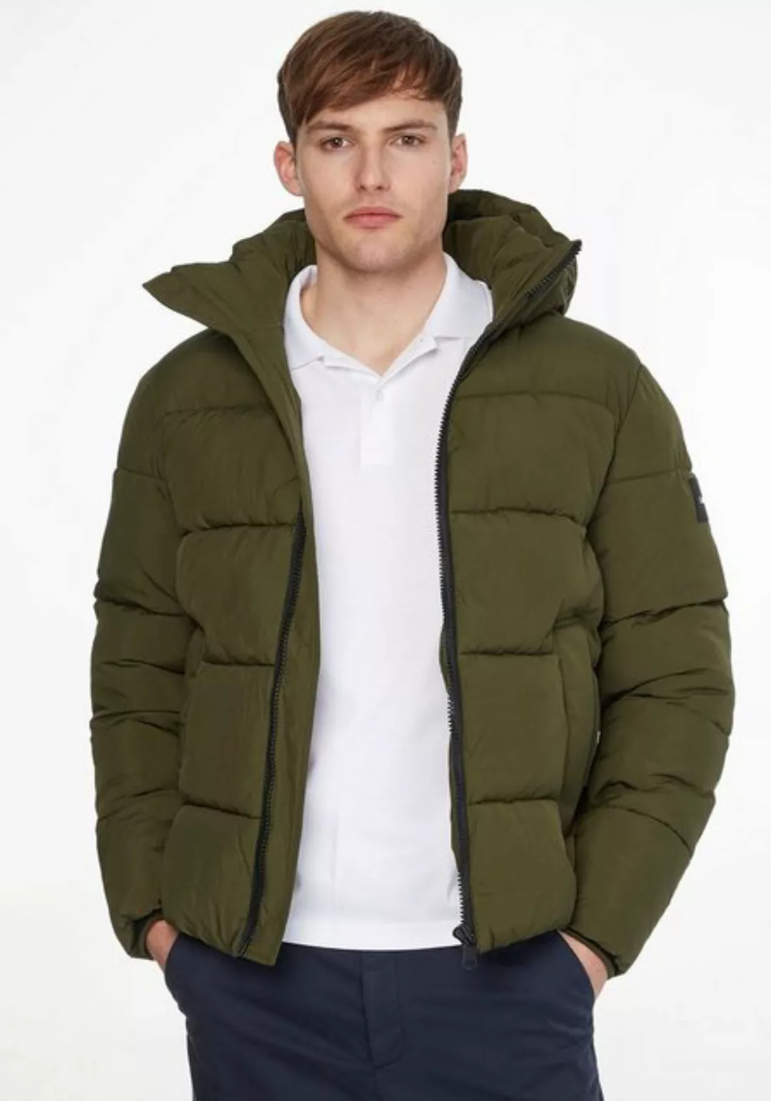 Calvin Klein Steppjacke mit Stehkragen günstig online kaufen