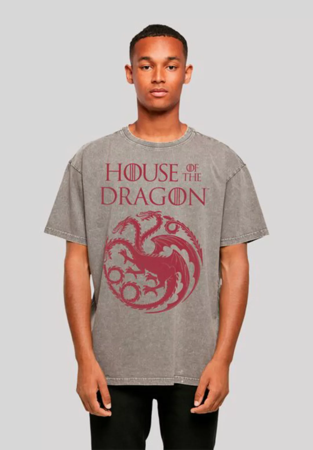 F4NT4STIC T-Shirt "House Of The Dragon Targaryen Crest Logo", Premium Quali günstig online kaufen