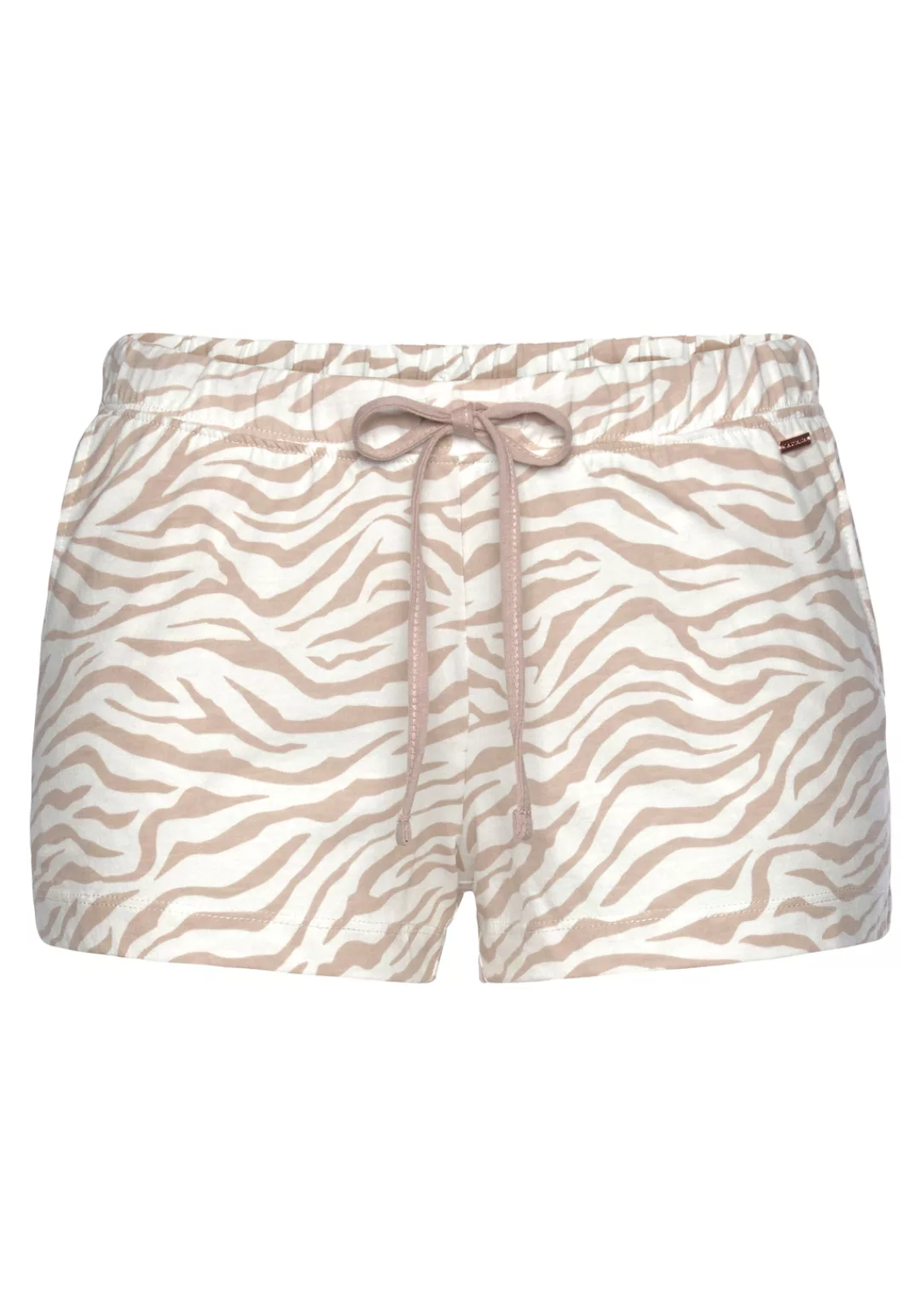 LASCANA Schlafshorts, Uni oder mit schönem Druck günstig online kaufen