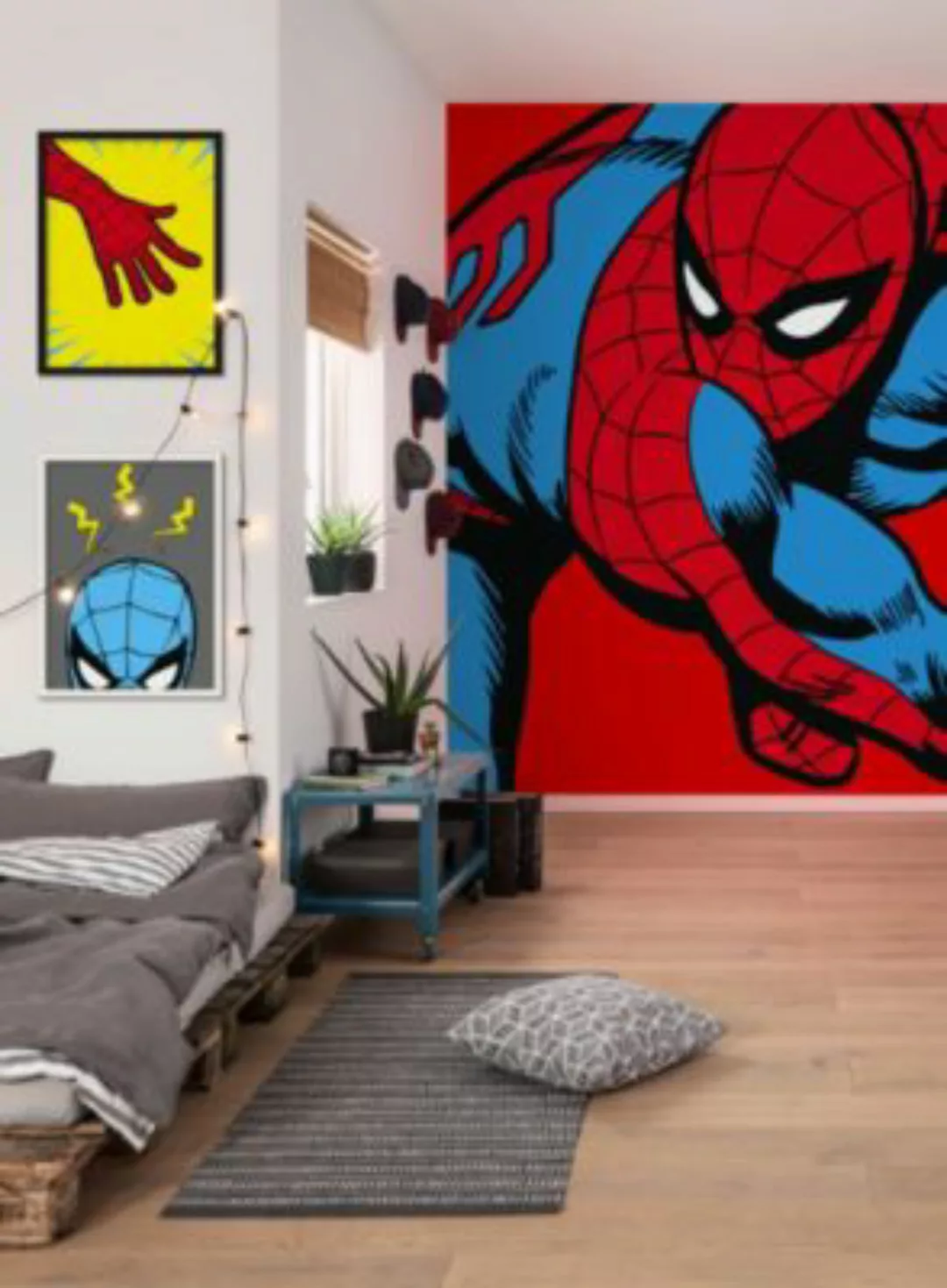 Komar Vliestapete »Marvel PowerUp Spider-Man Watchout«, 200x250 cm (Breite günstig online kaufen