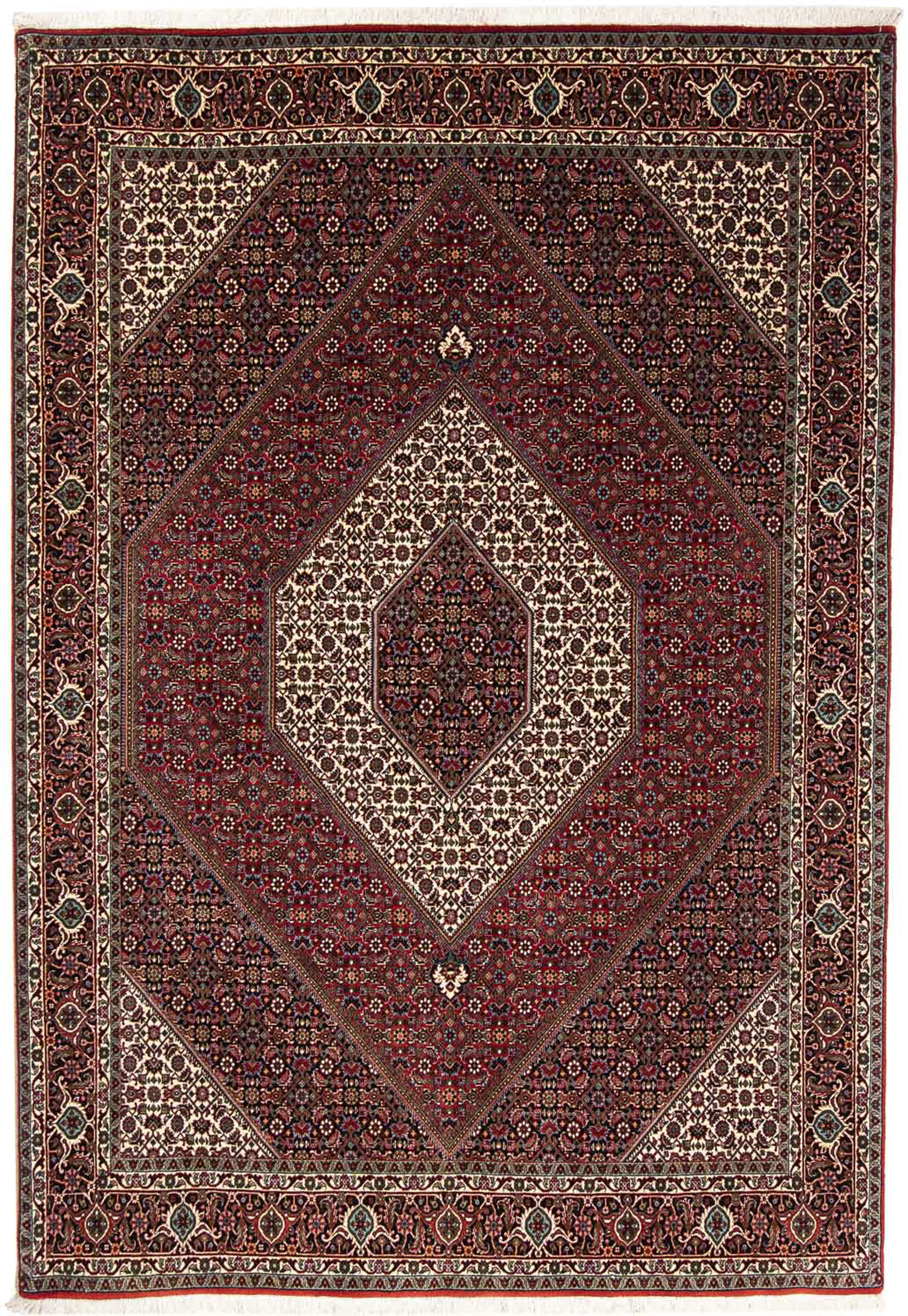morgenland Orientteppich »Perser - Bidjar - 251 x 176 cm - dunkelrot«, rech günstig online kaufen