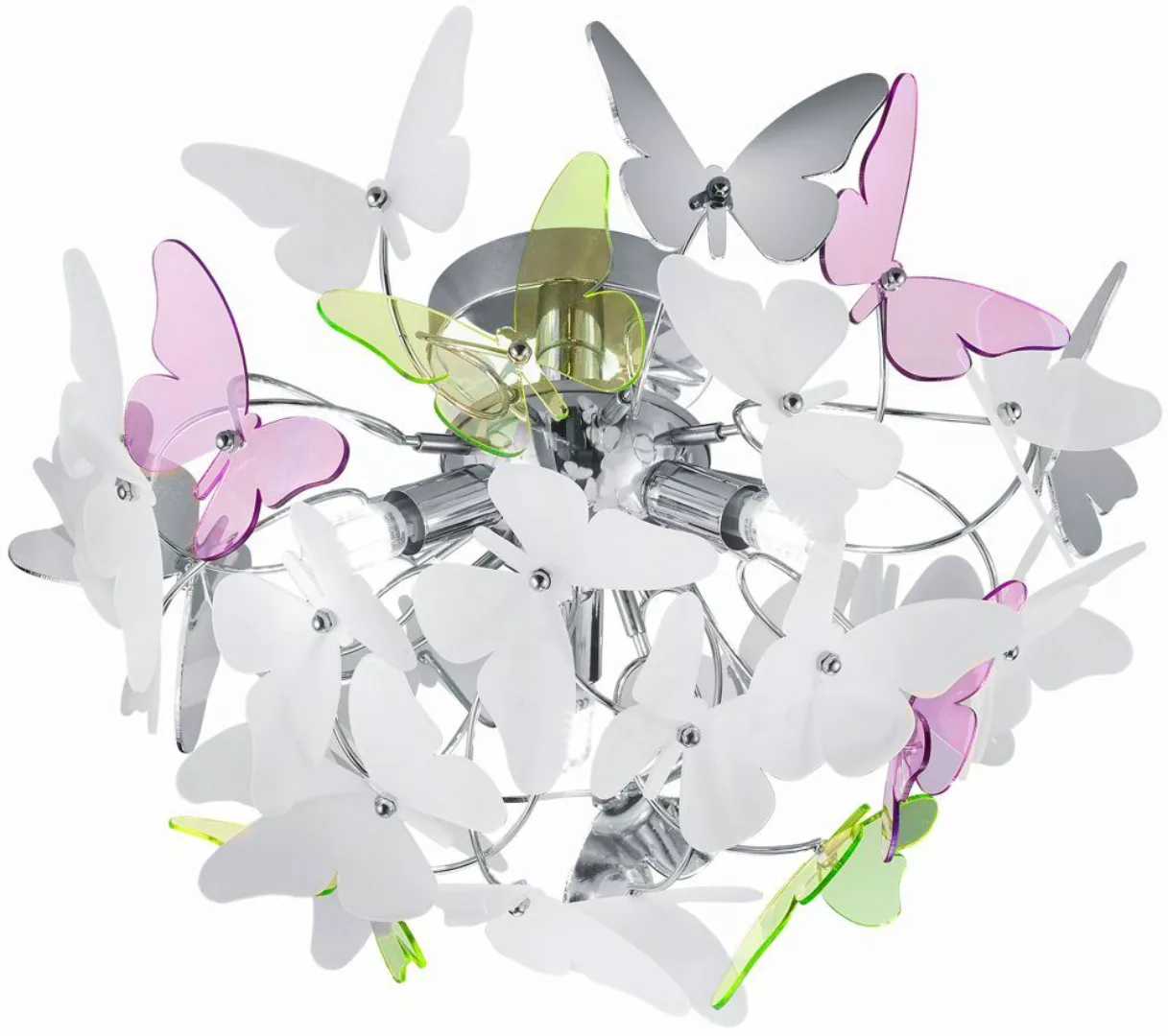 Reality Leuchten Deckenleuchte Butterfly, Deckenlampe in günstig online kaufen