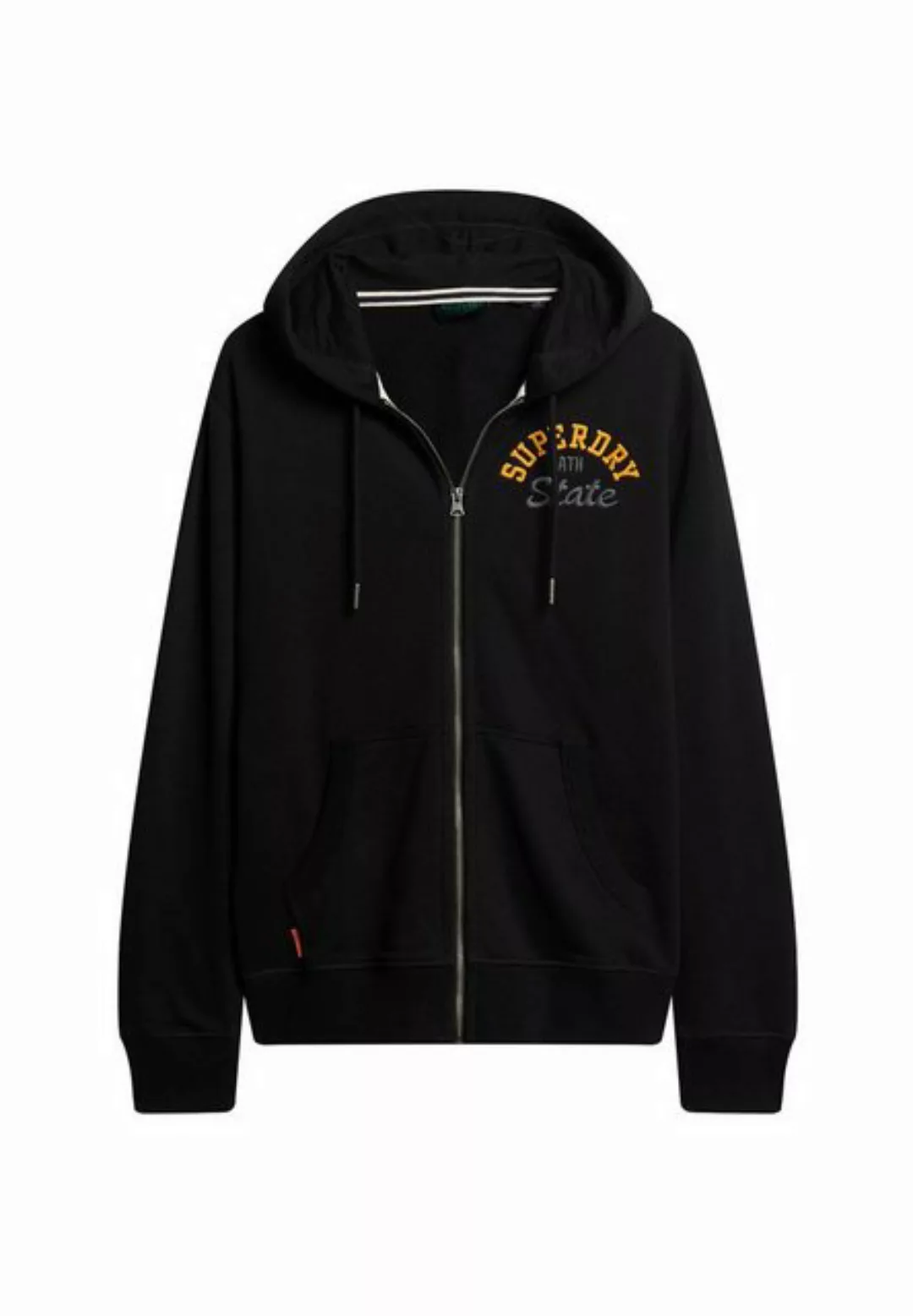 Superdry Sweatshirt Superdry Herren Zipper VINTAGE SUPERSTATE ZIPHOOD Black günstig online kaufen