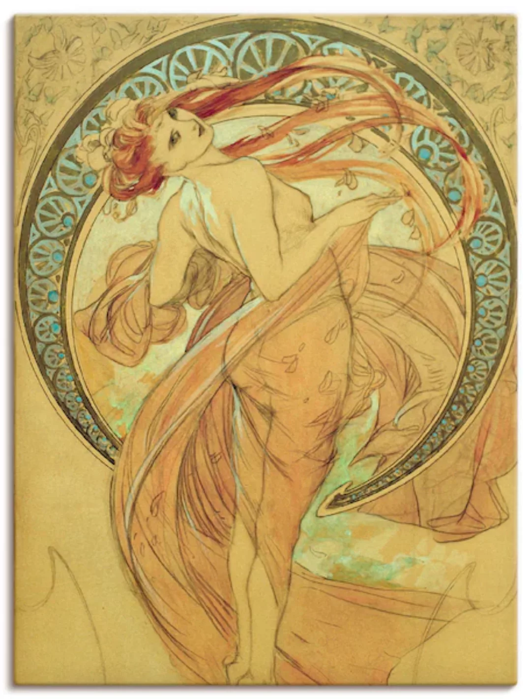 Artland Leinwandbild "Der Tanz, 1898", Frau, (1 St.) günstig online kaufen