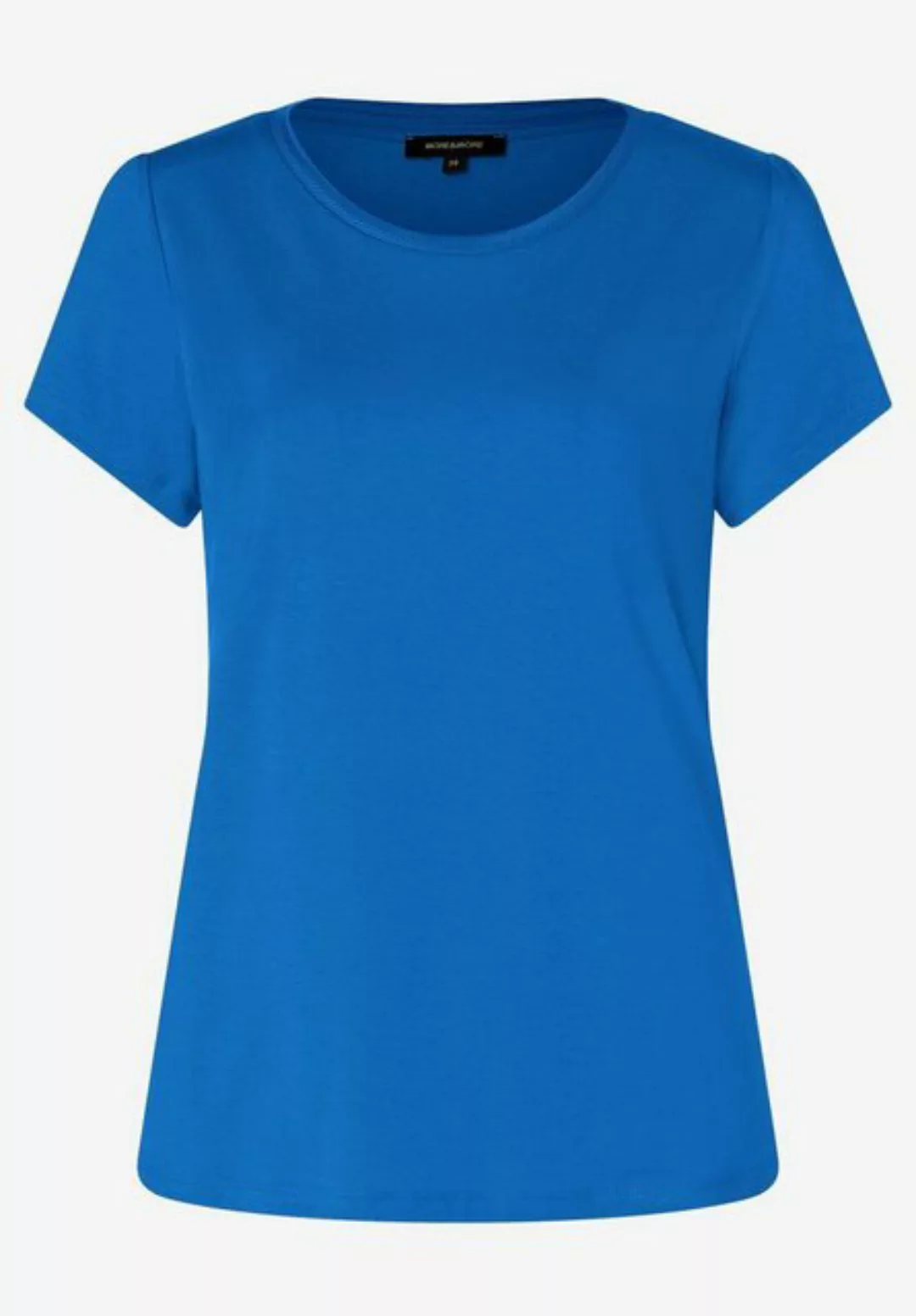 T-Shirt mit Zierkante, magic blue, Sommer-Kollektion günstig online kaufen