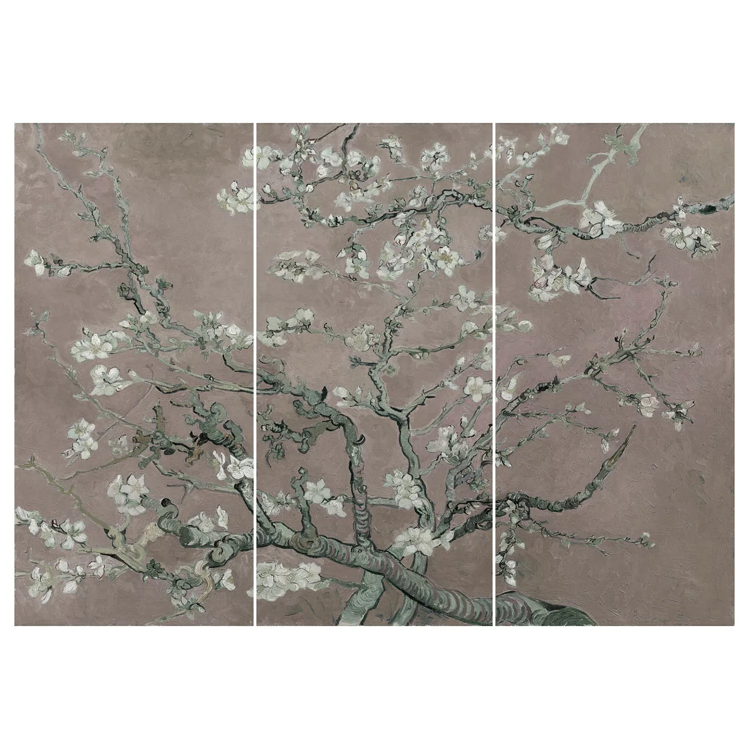 home24 Bild Mandel Blütenbaum (3-teilig) günstig online kaufen