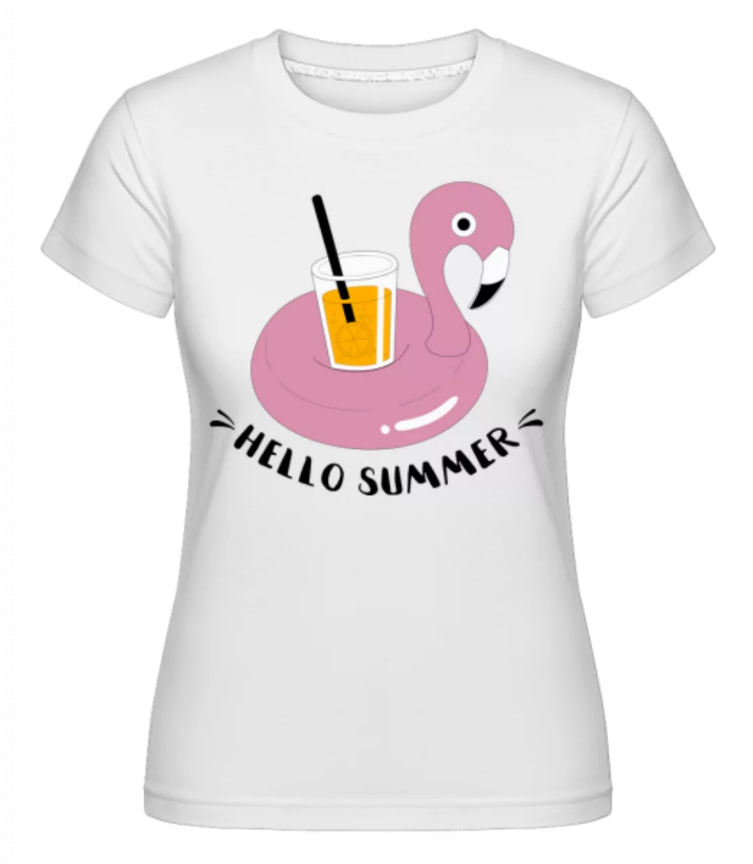 Hello Summer Flamingo · Shirtinator Frauen T-Shirt günstig online kaufen