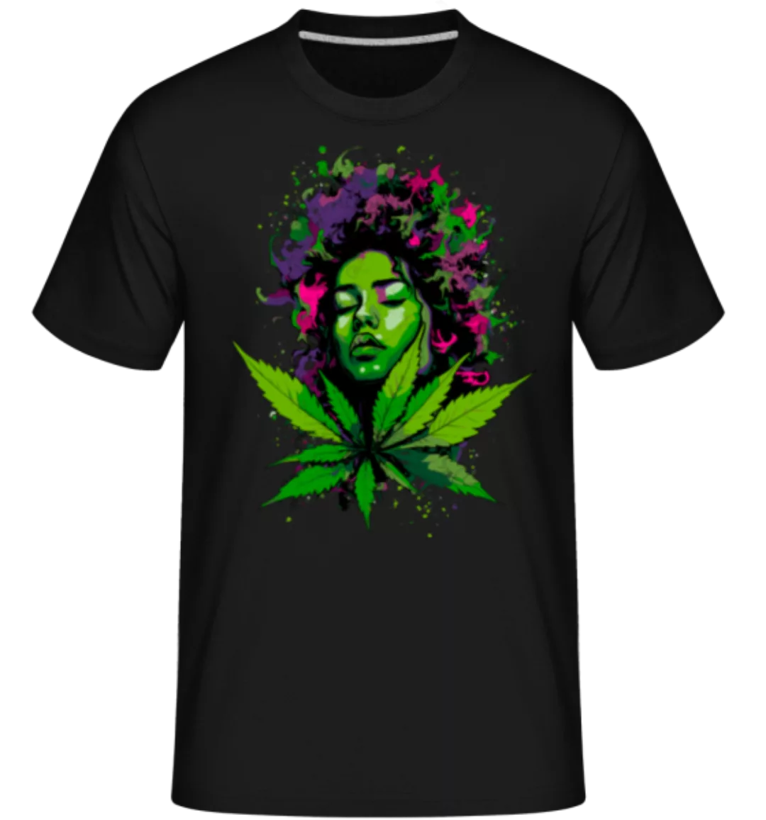 Cannabis Kopf Frau · Shirtinator Männer T-Shirt günstig online kaufen