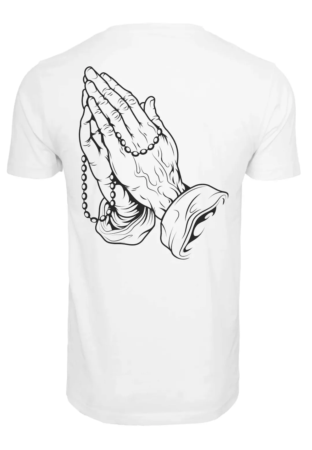 MisterTee T-Shirt "MisterTee Herren Pray Hands Tee" günstig online kaufen