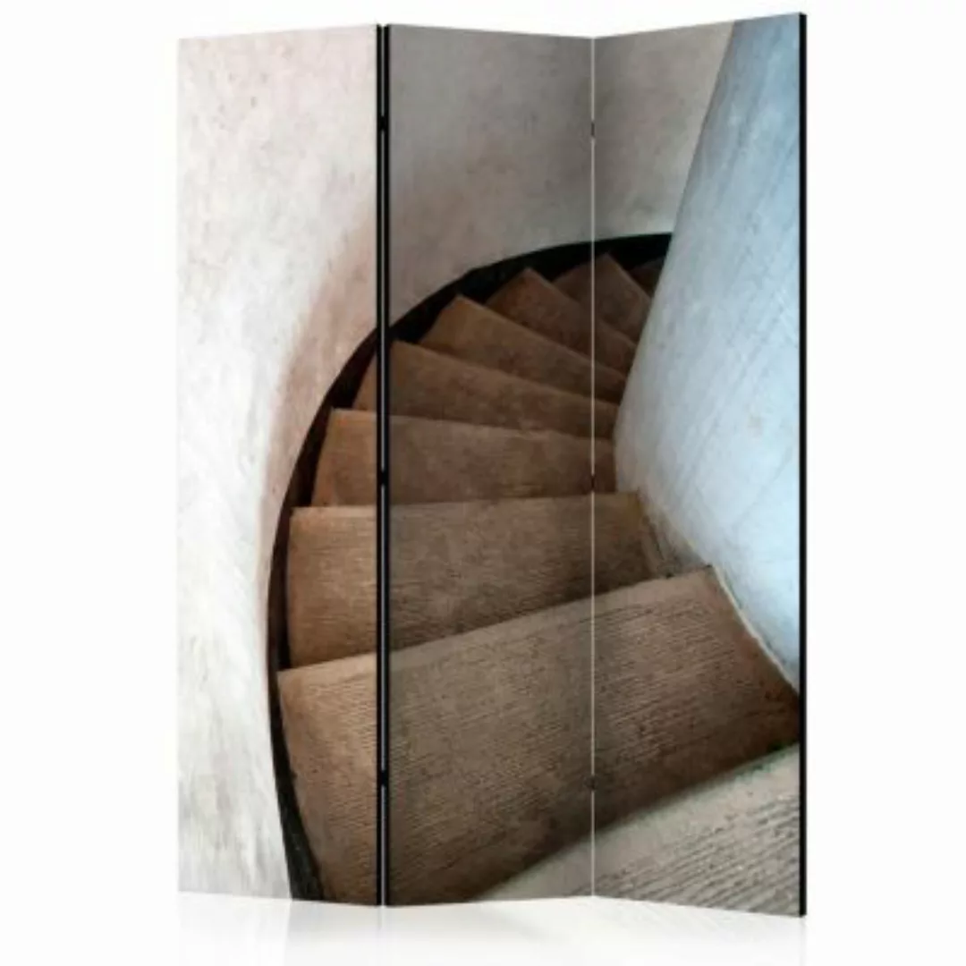 artgeist Paravent Spiral stairs [Room Dividers] grau-kombi Gr. 135 x 172 günstig online kaufen